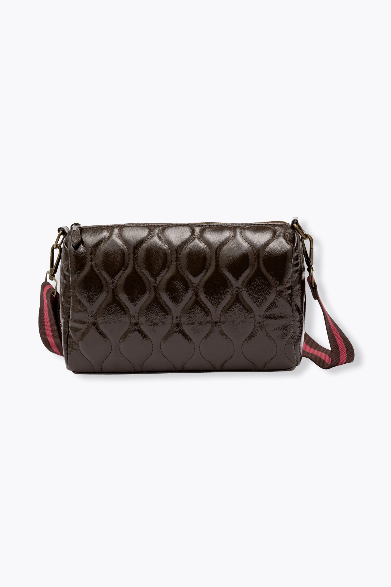 Sac matelassé verni Femme