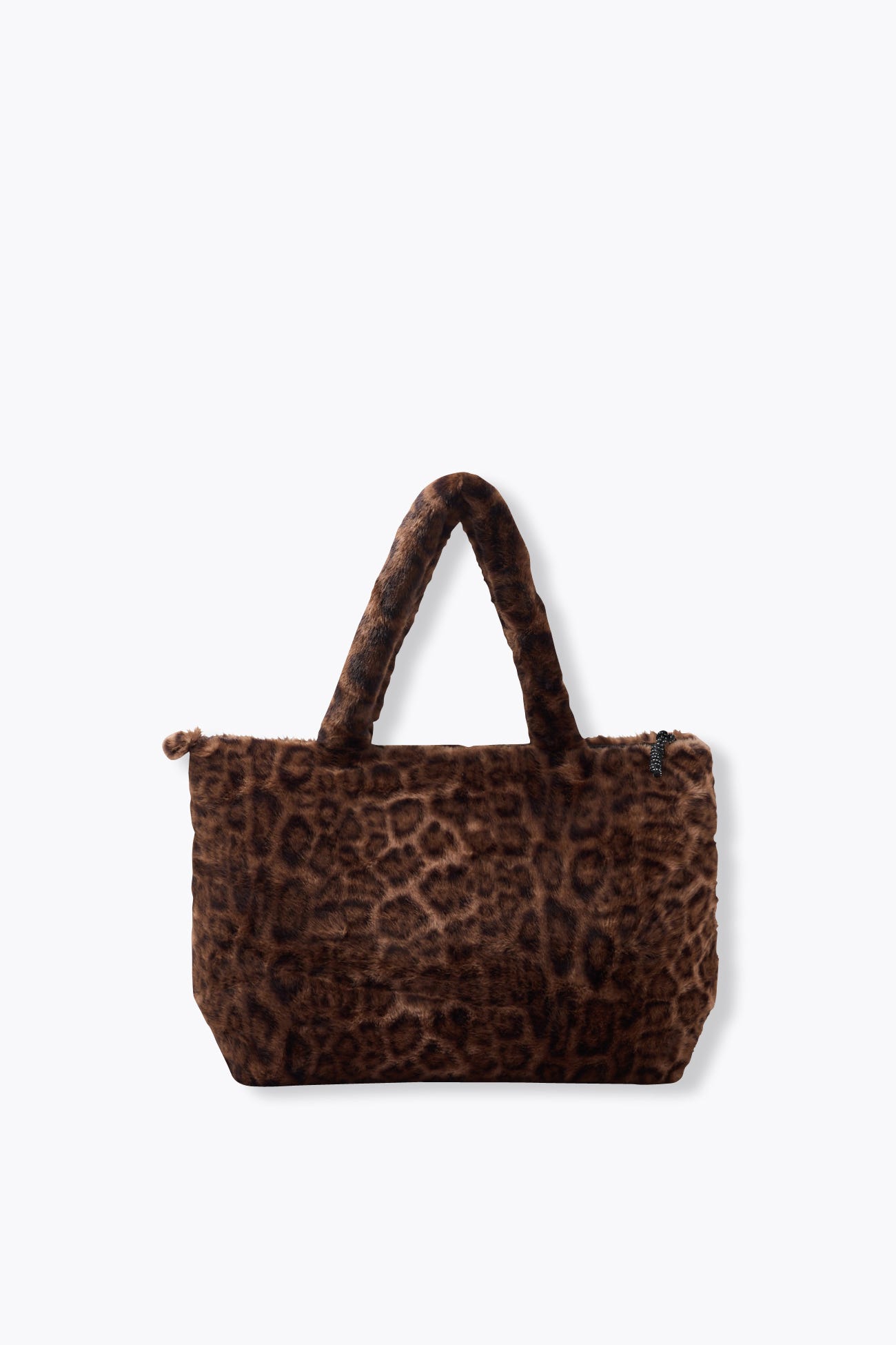 Grand sac zippé léopard Femme