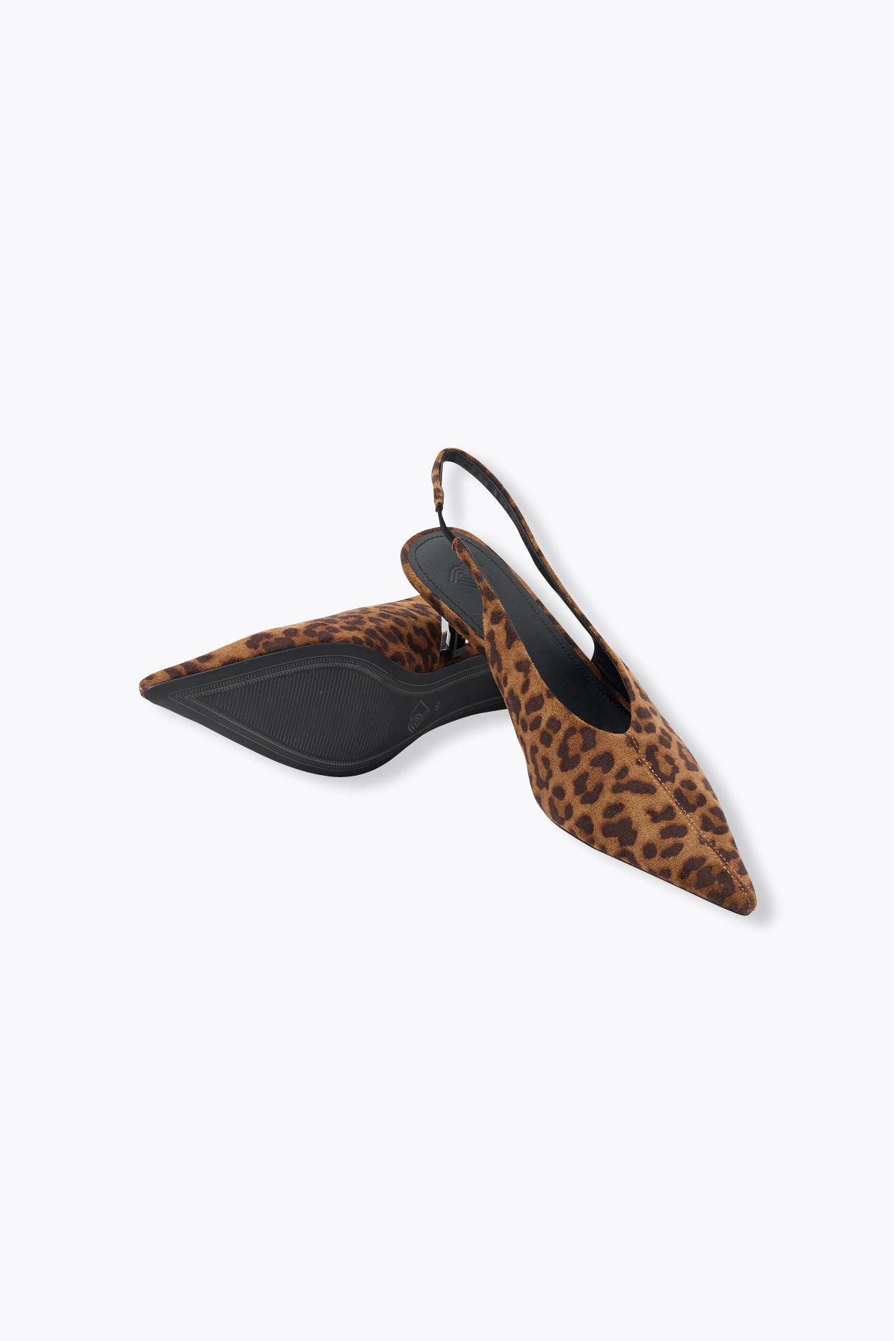 Escarpins slingback léopard