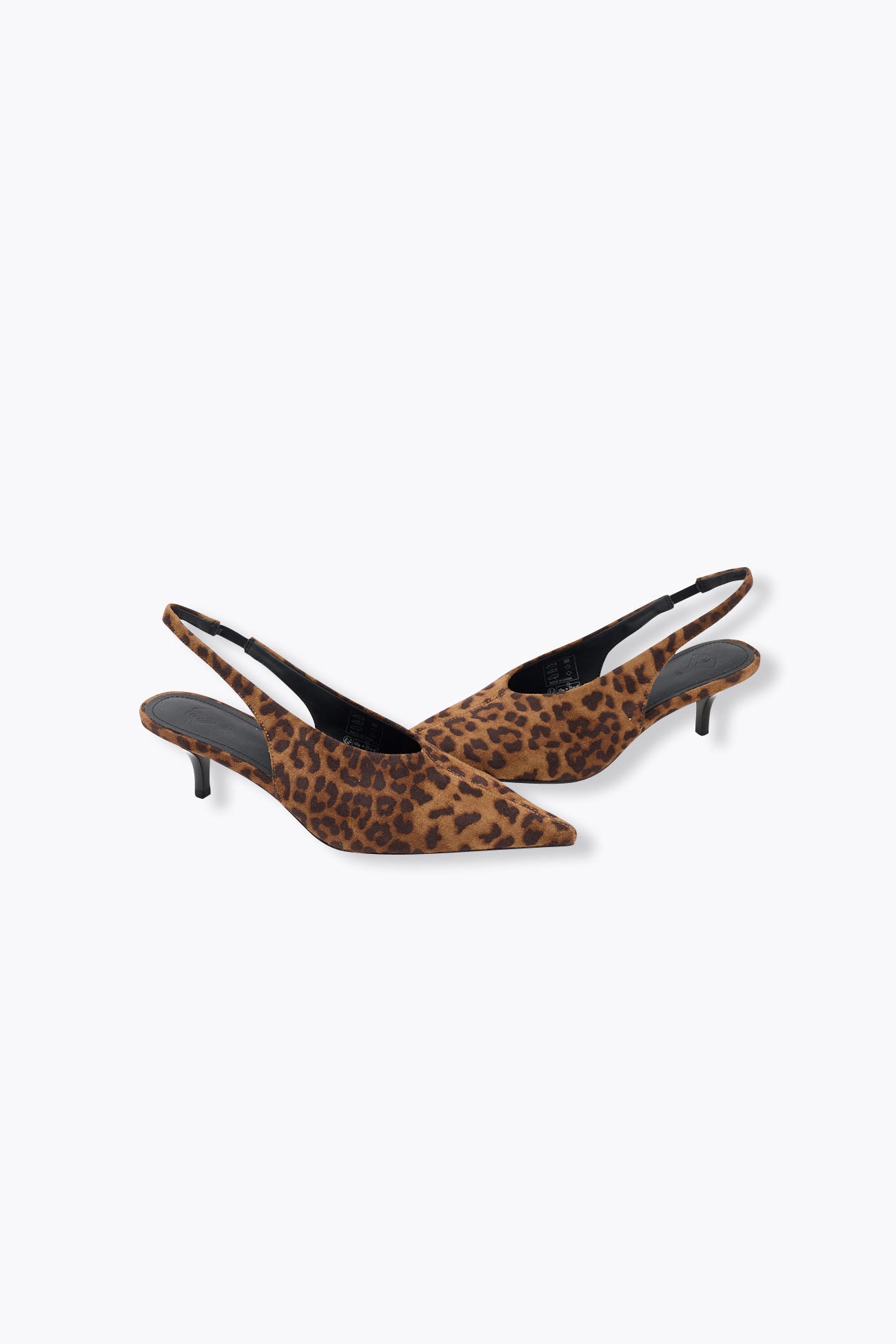 Escarpins slingback léopard