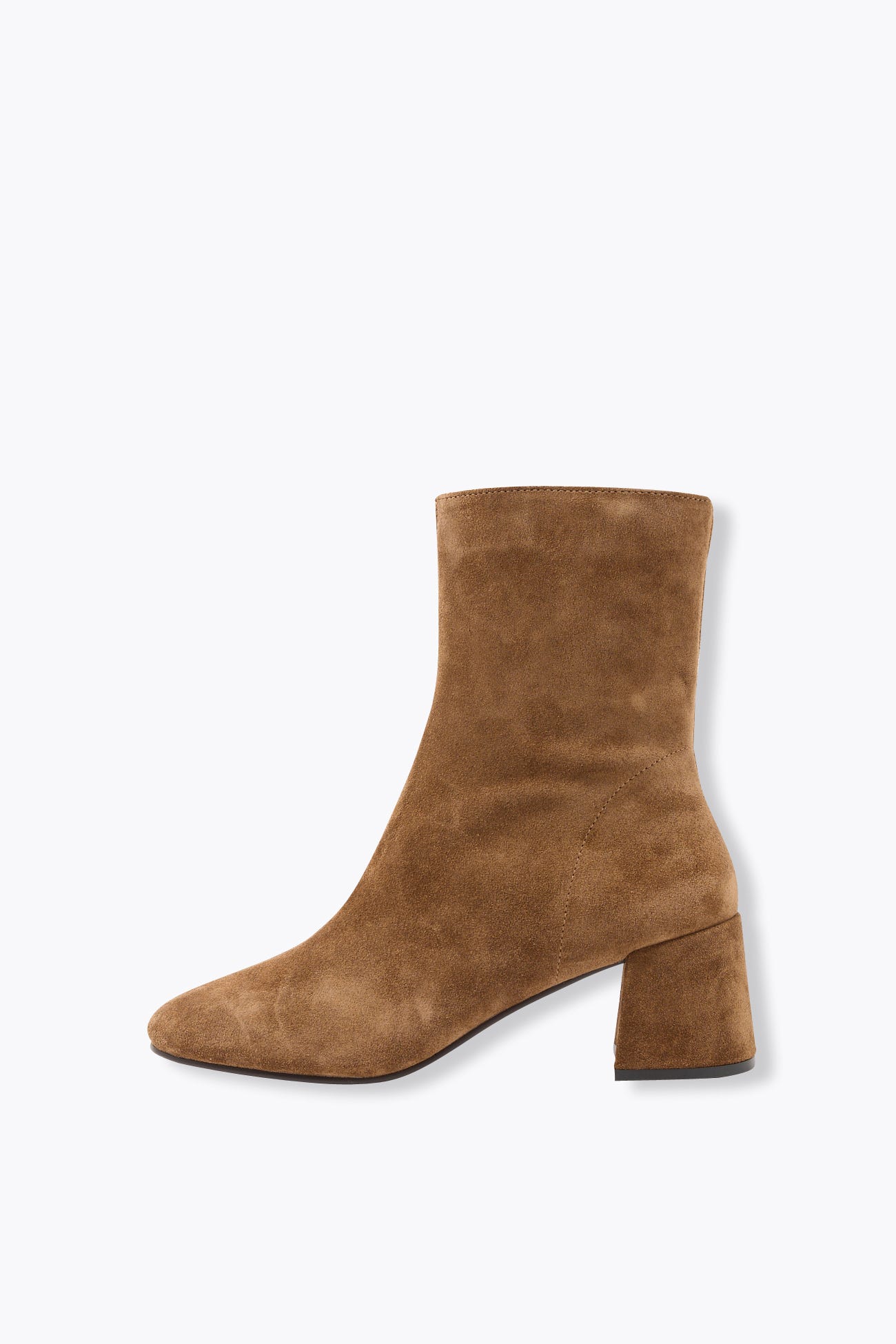 Boots en cuir suédé