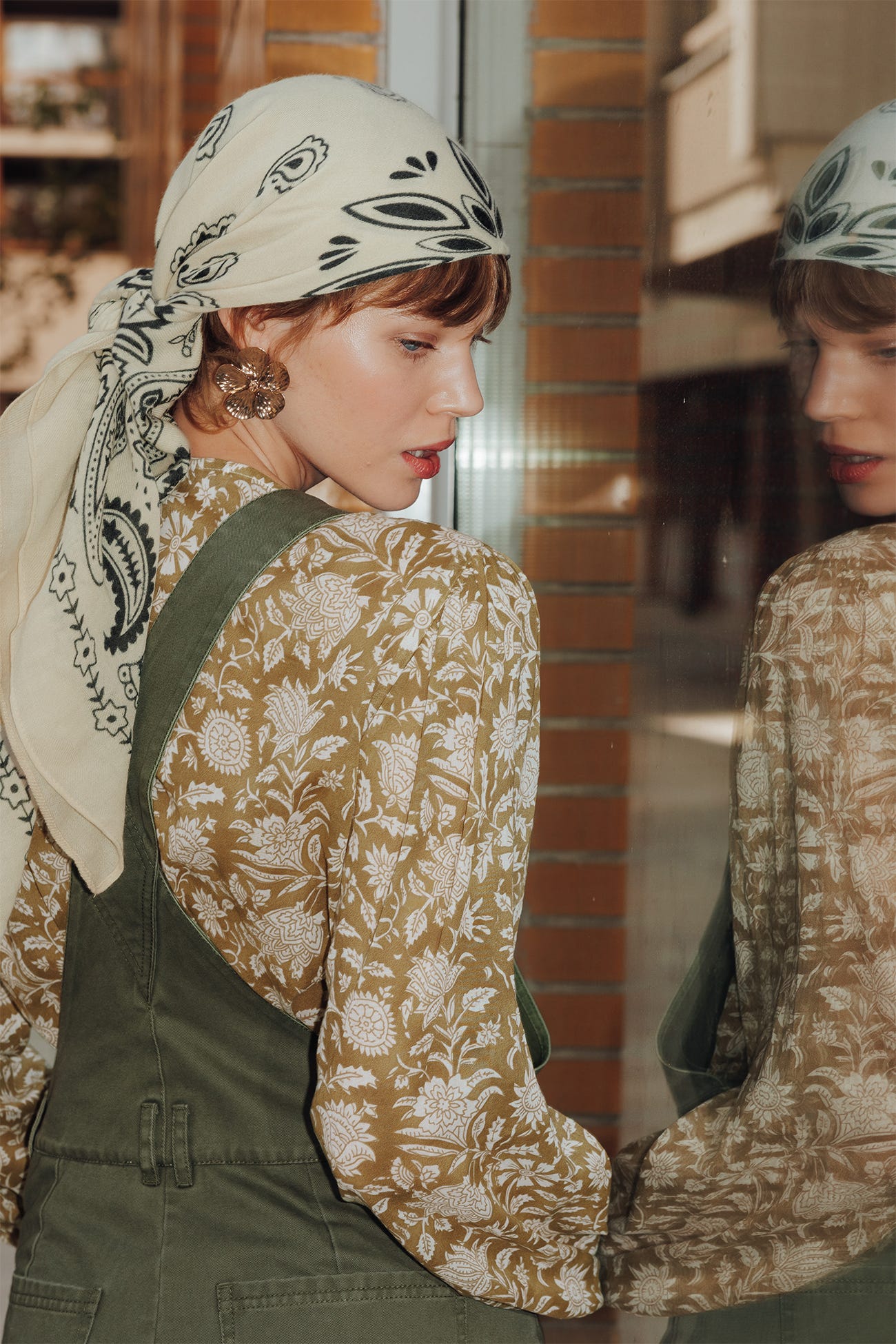 Foulard quadrato in lana Donna