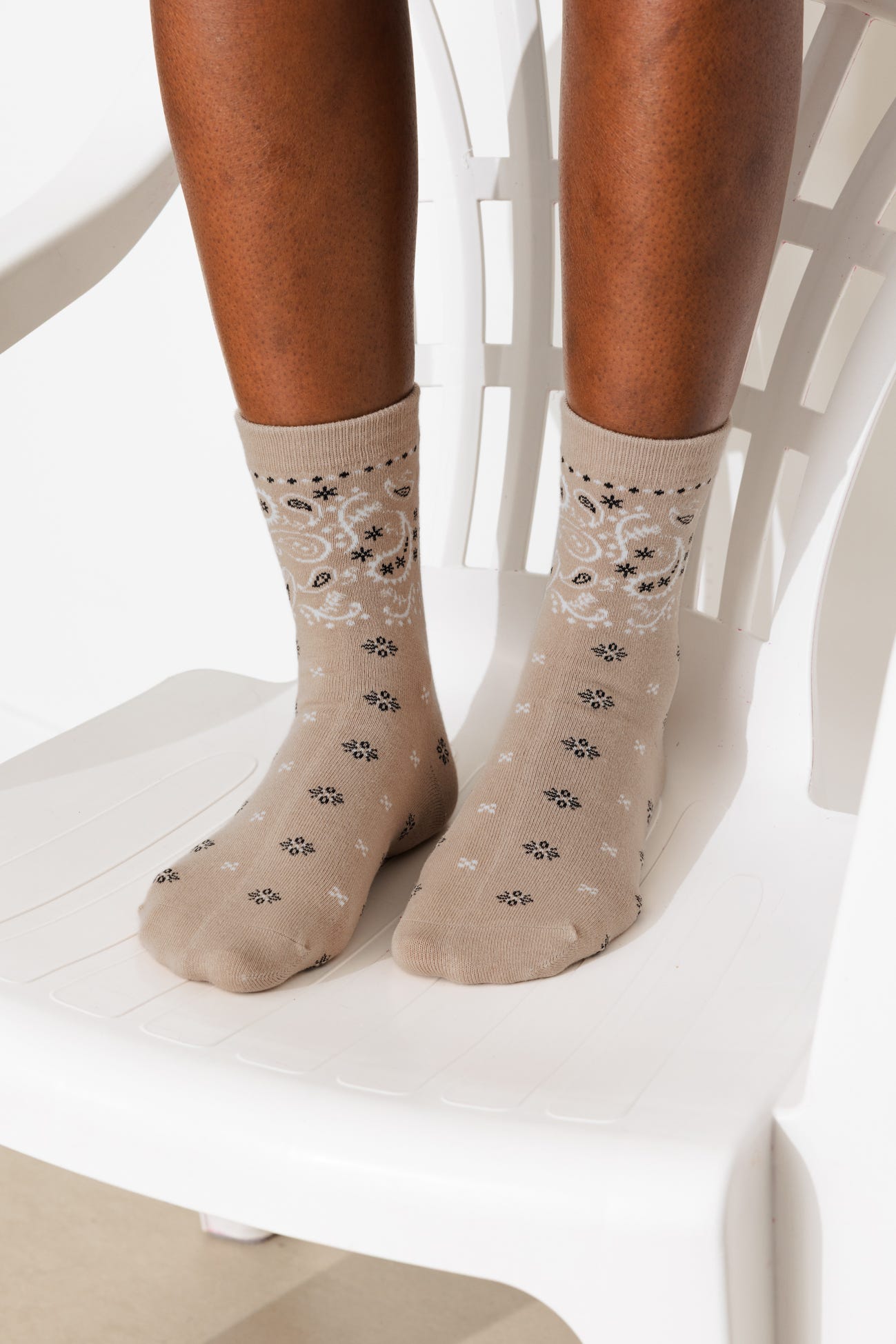 Chaussettes motif bandana