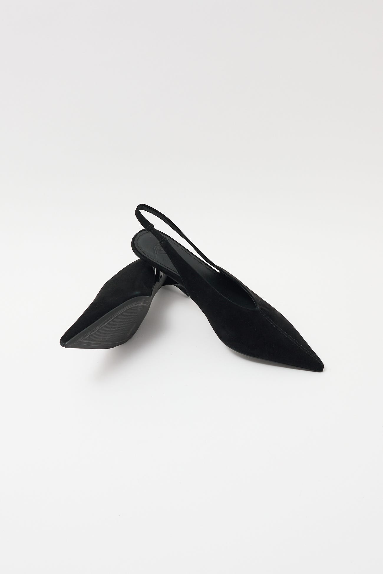 Escarpins sling back en cuir