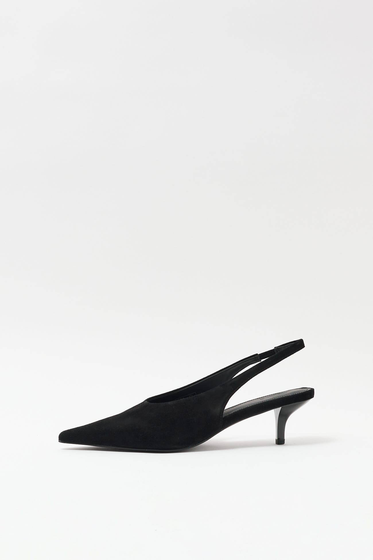 Escarpins sling back en cuir
