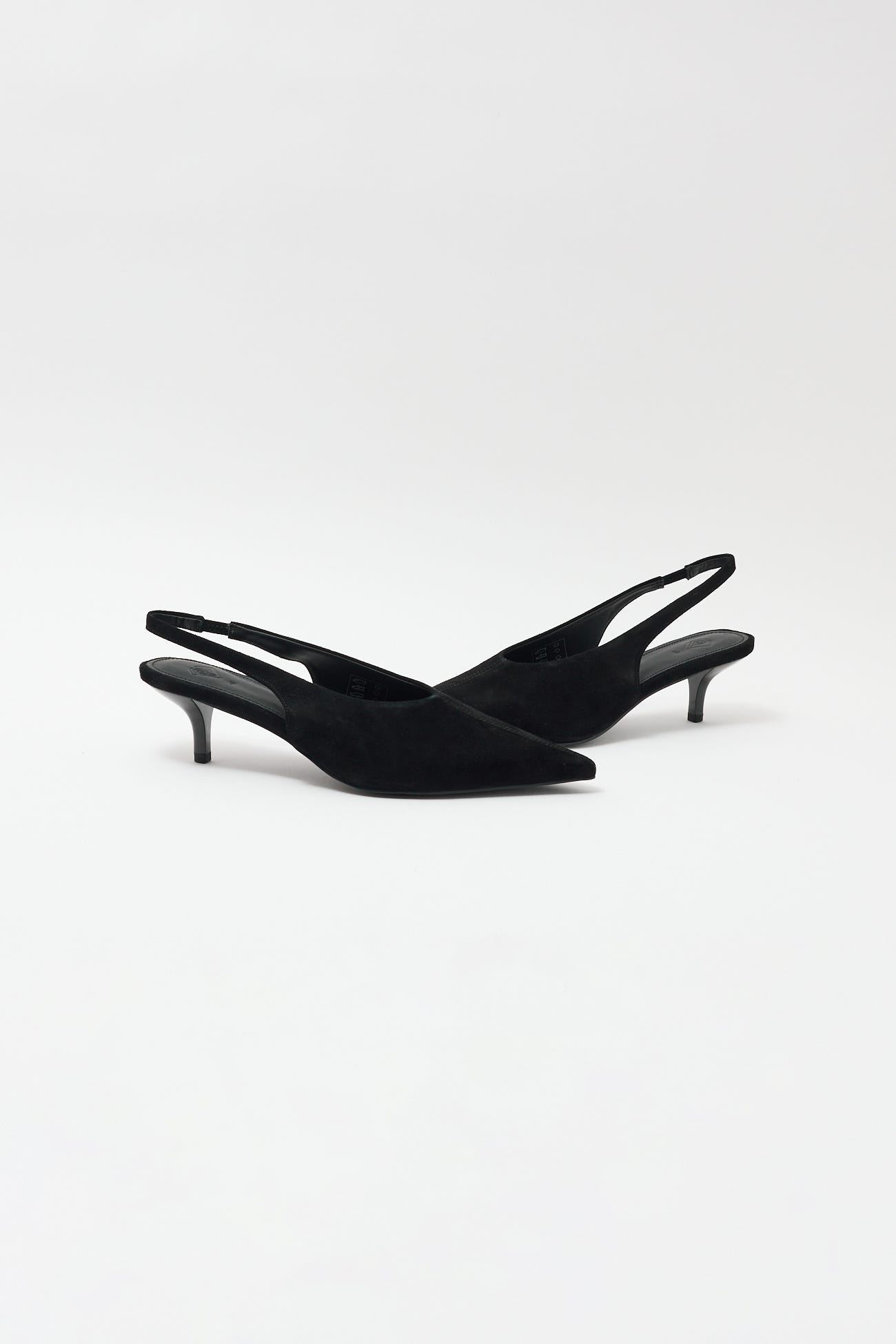Escarpins sling back en cuir