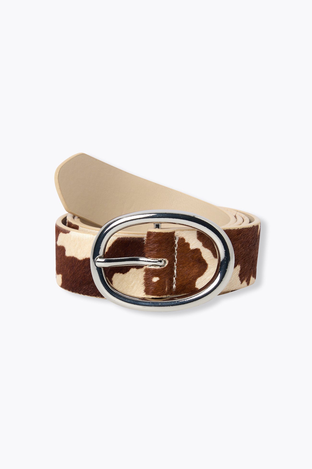 Ceinture cuir de vache Femme