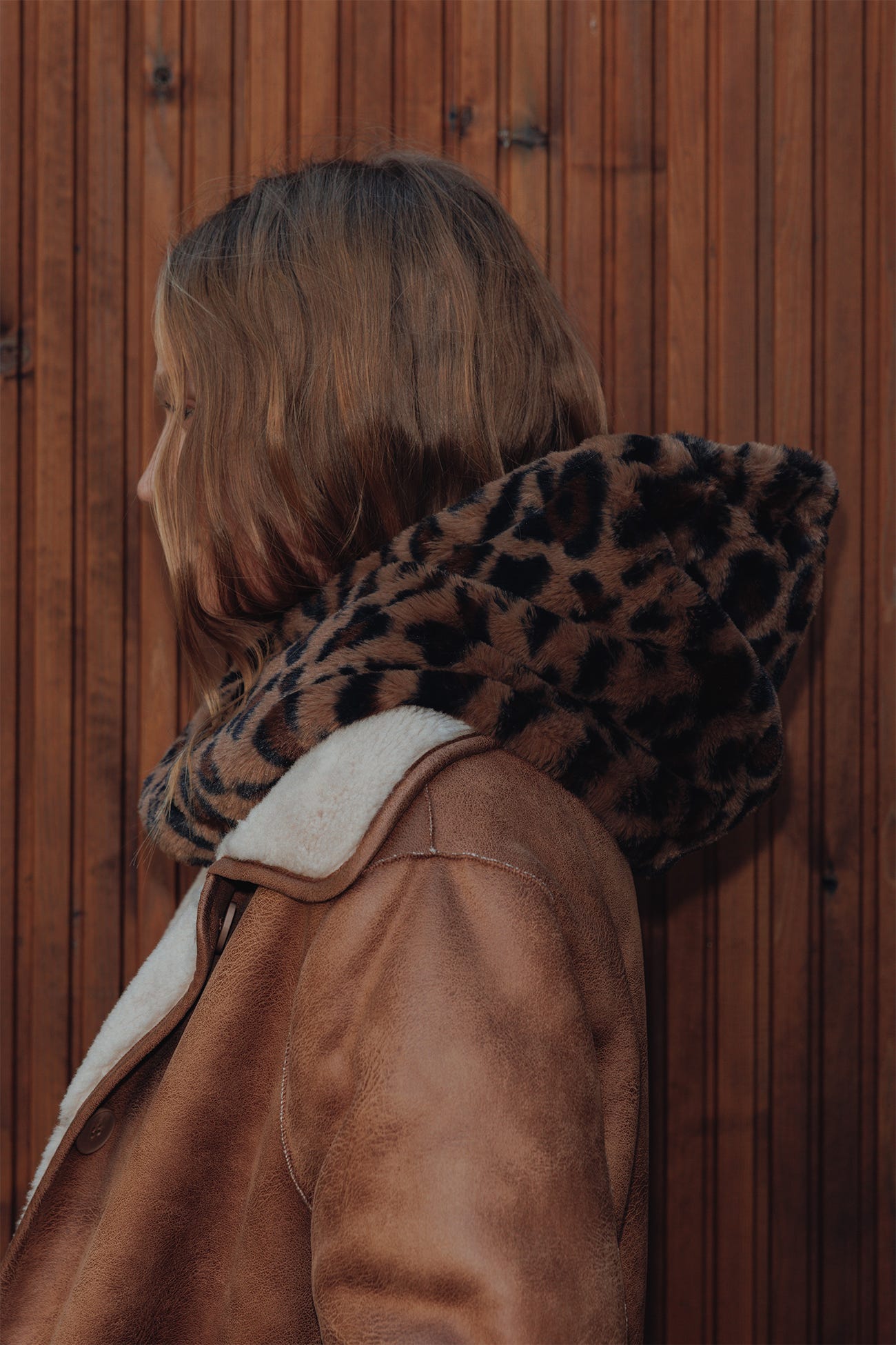 Cagoule léopard Femme