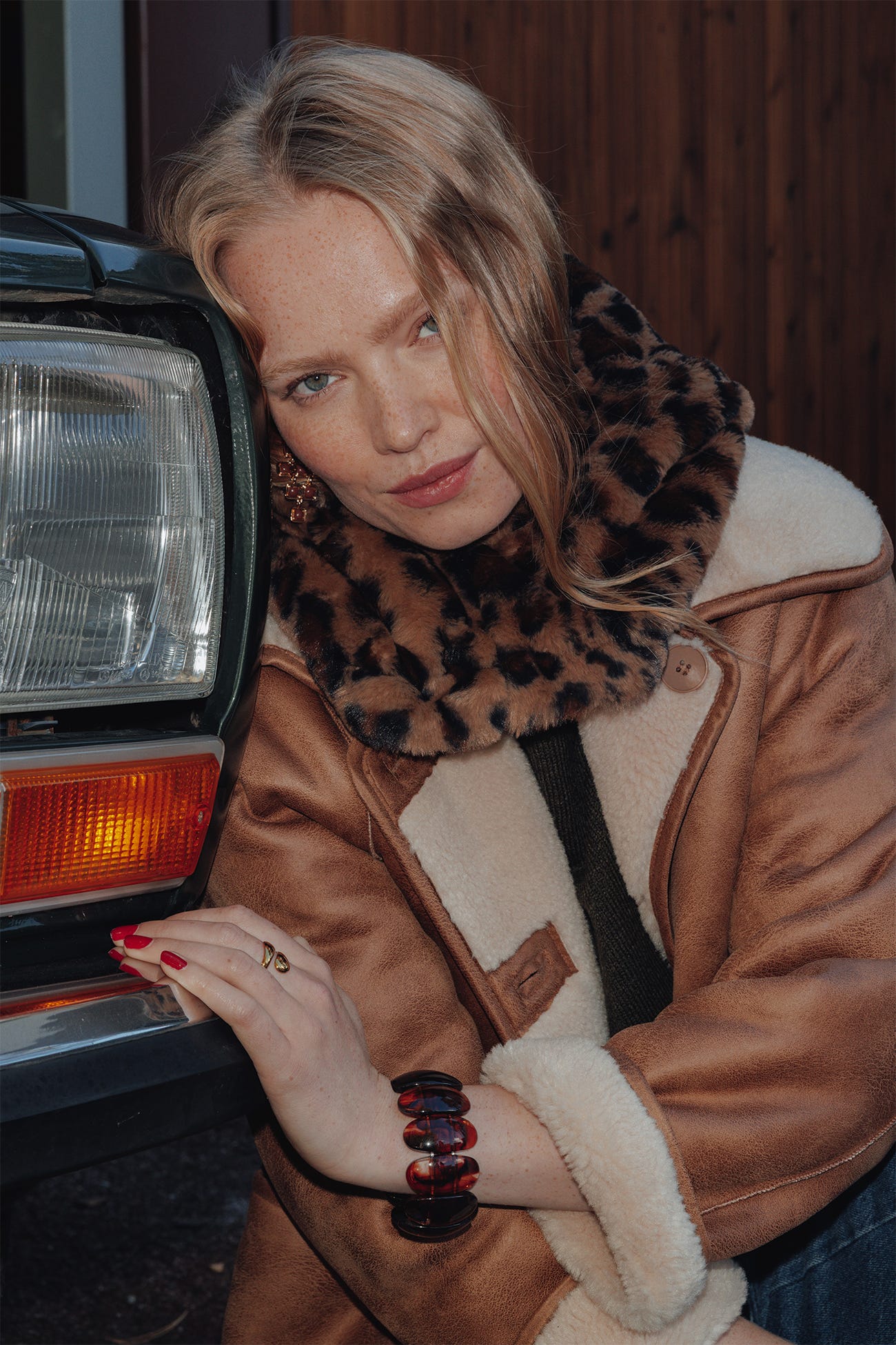 Cagoule léopard Femme
