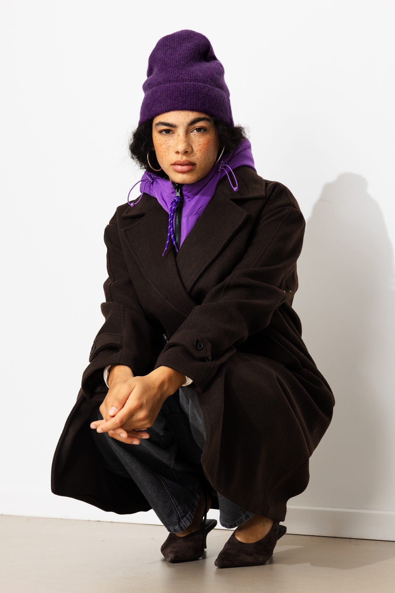 Bonnet chaud avec de la laine