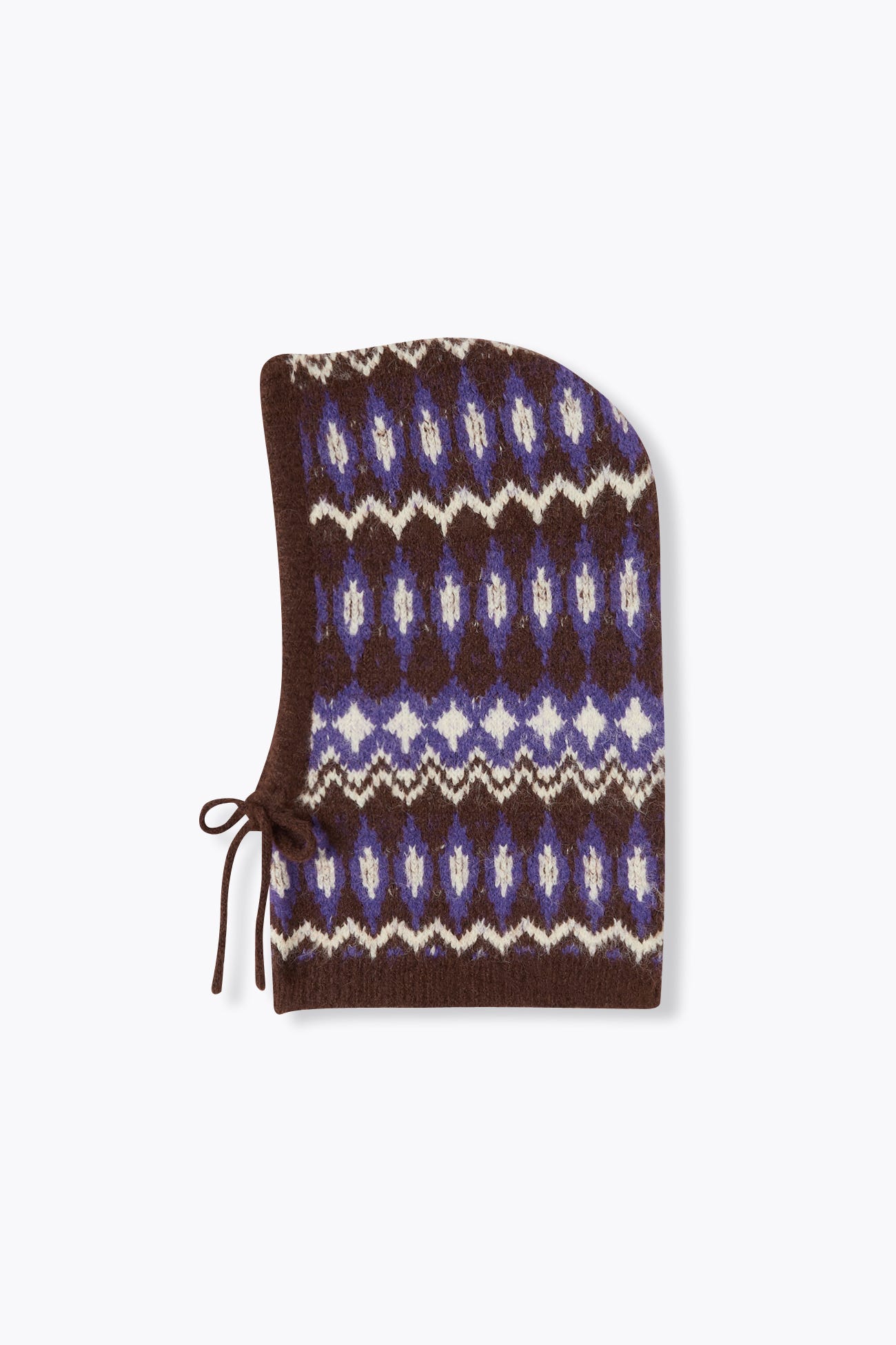 Cagoule en jacquard scandinave