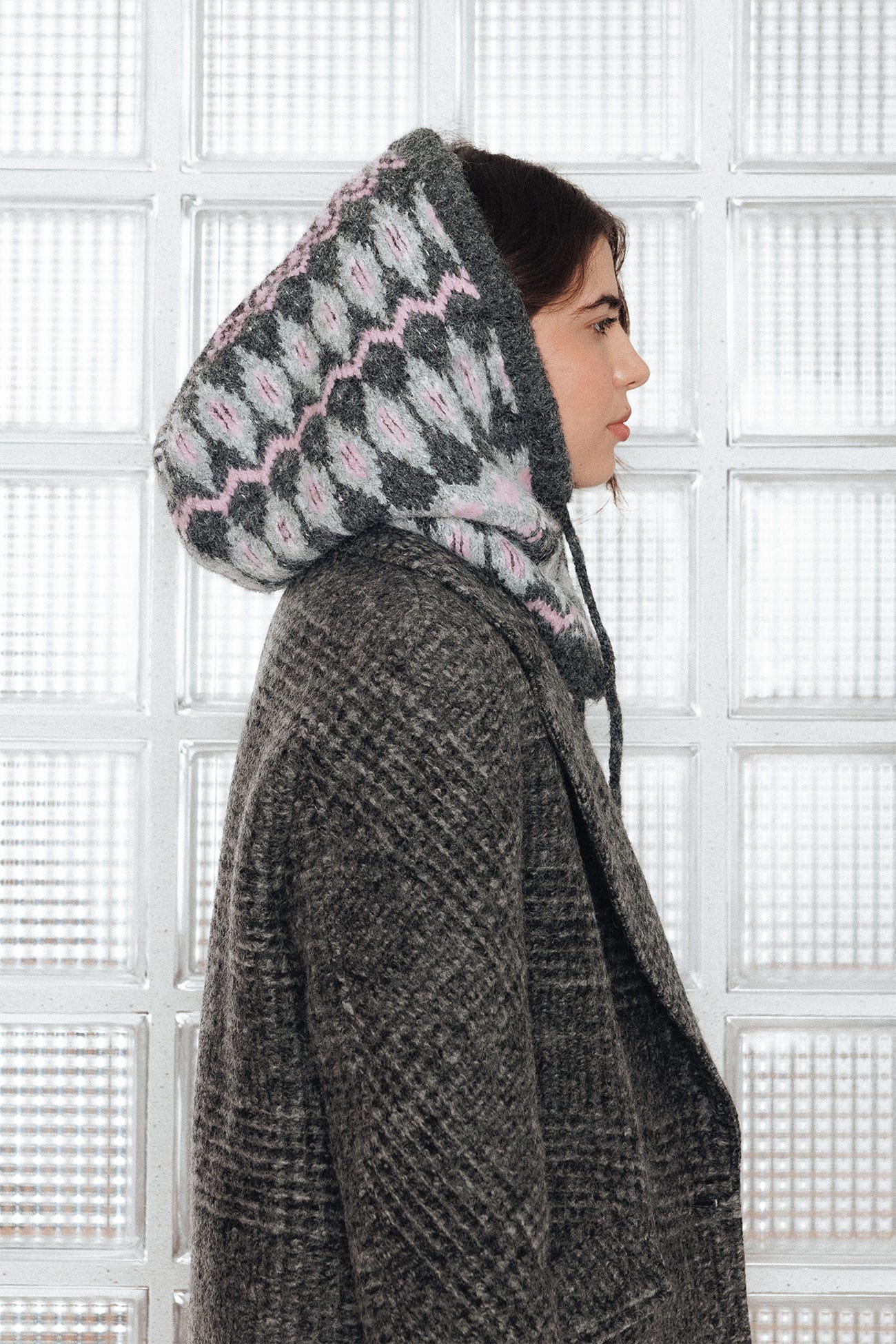 Capucha jacquard escandinavo
