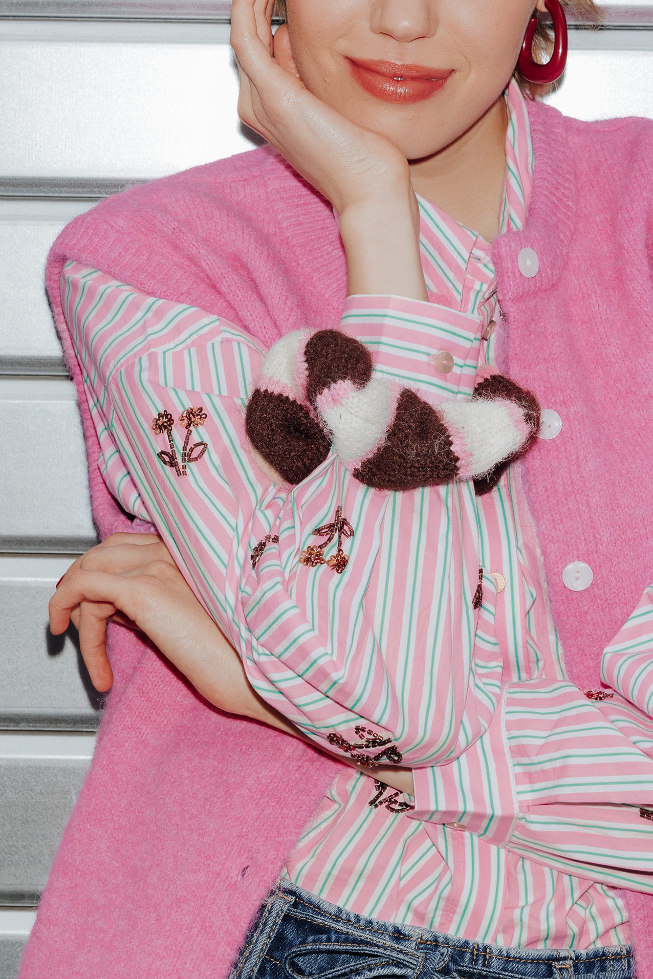 Chouchou en tricot Femme