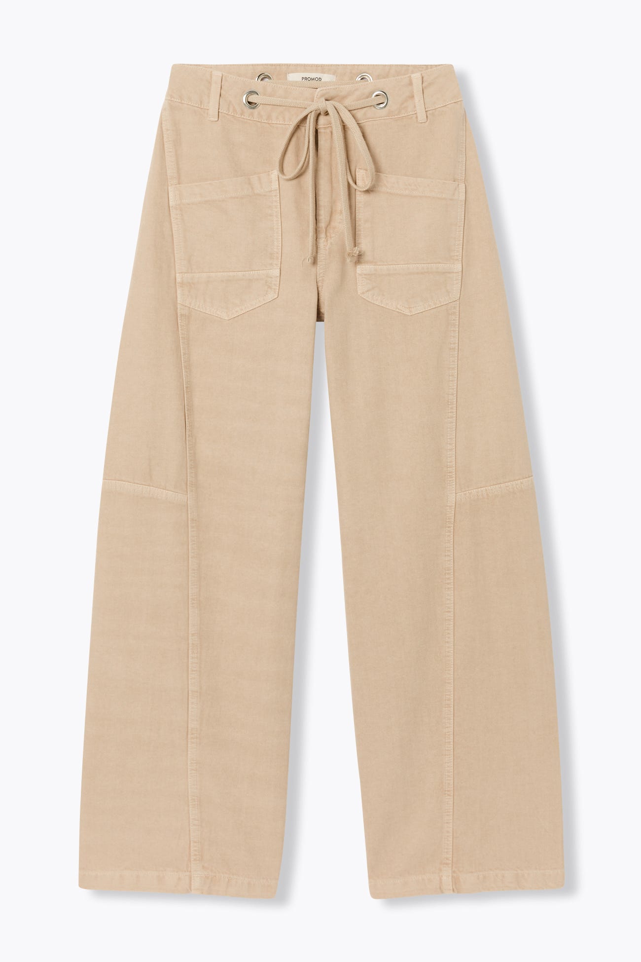 Pantalon large à oeillets