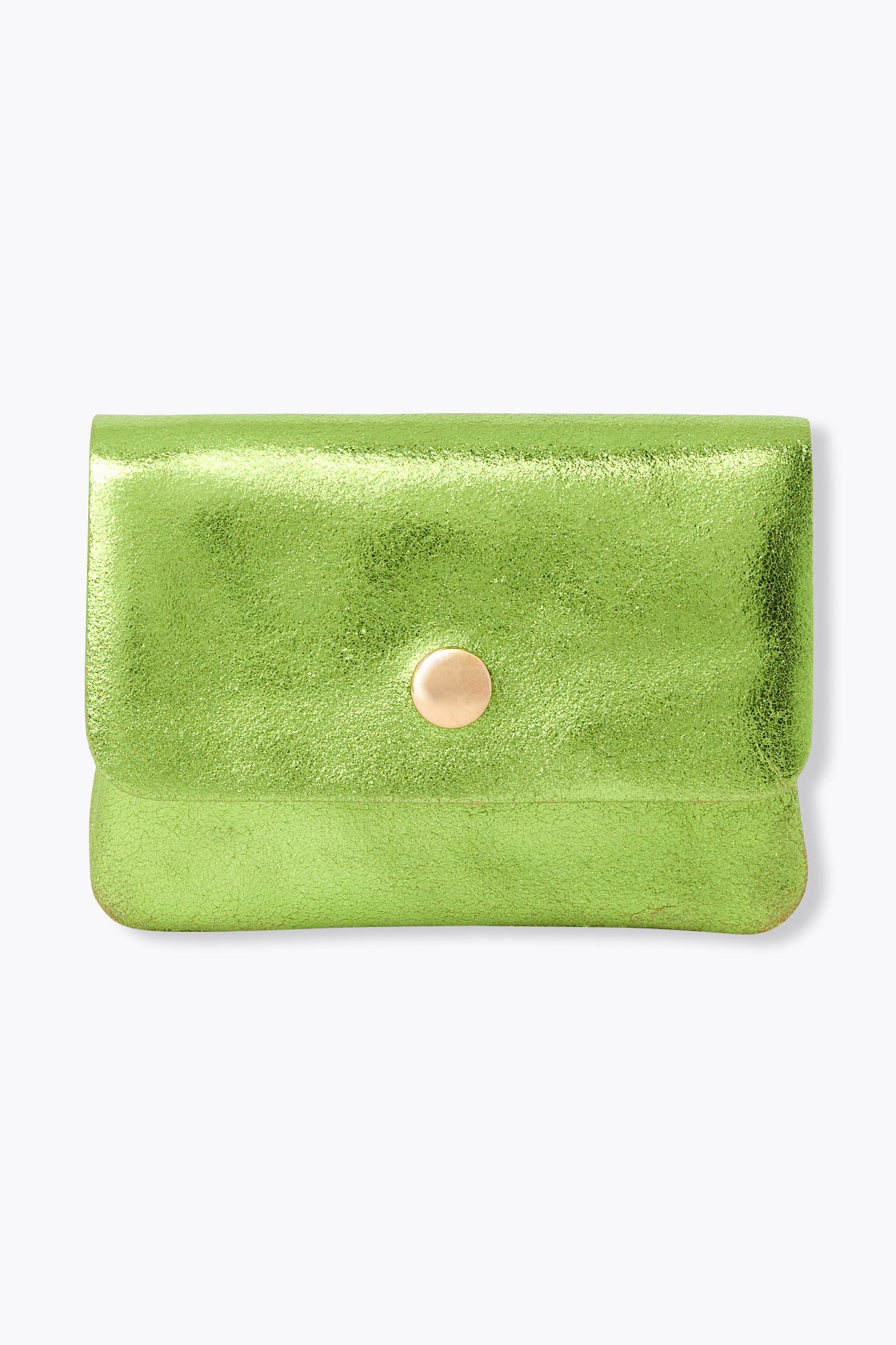 Glitzy leather purse