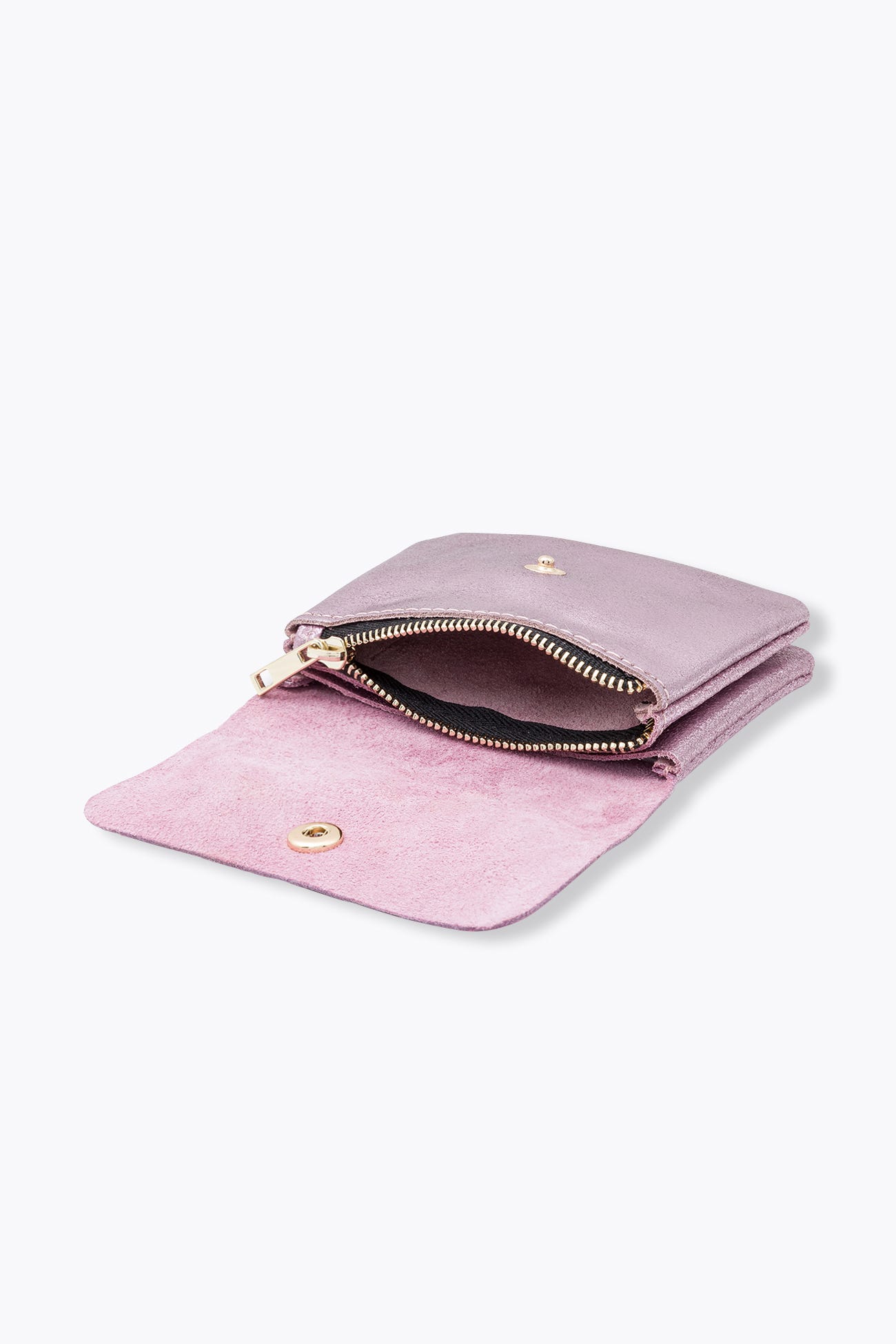 Glitzy leather purse