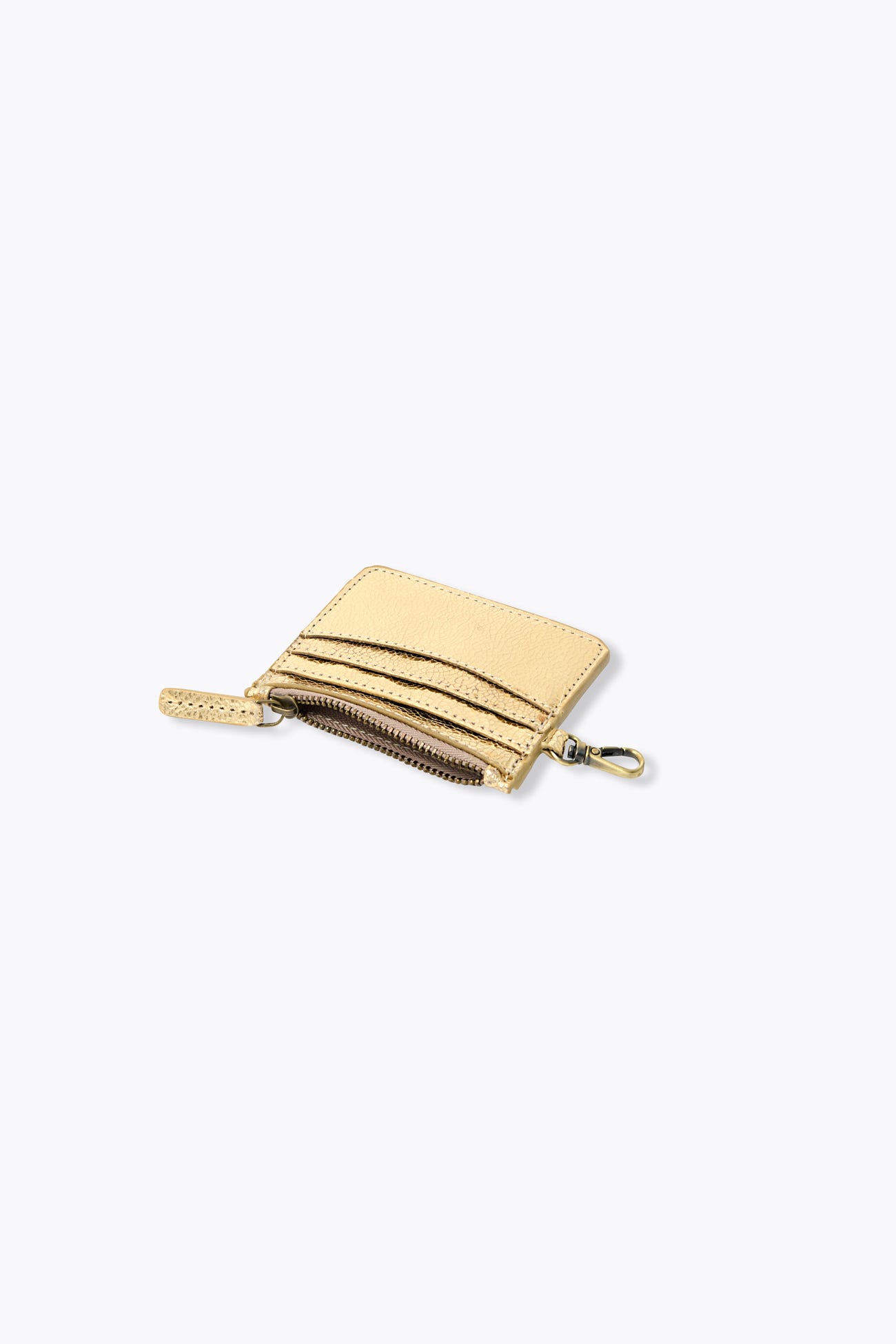 Porte-cartes en cuir irisé