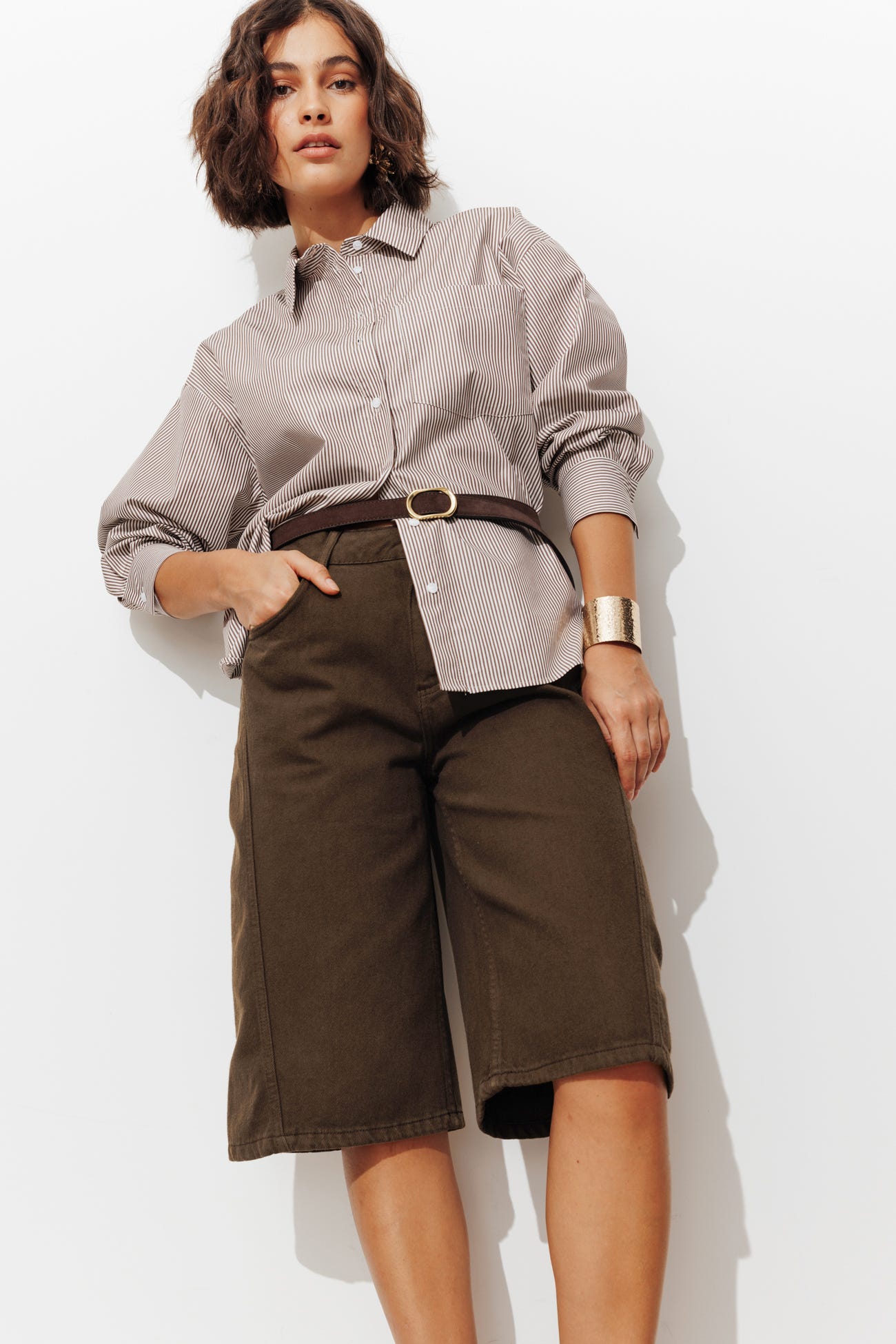 Bermuda en jean Femme