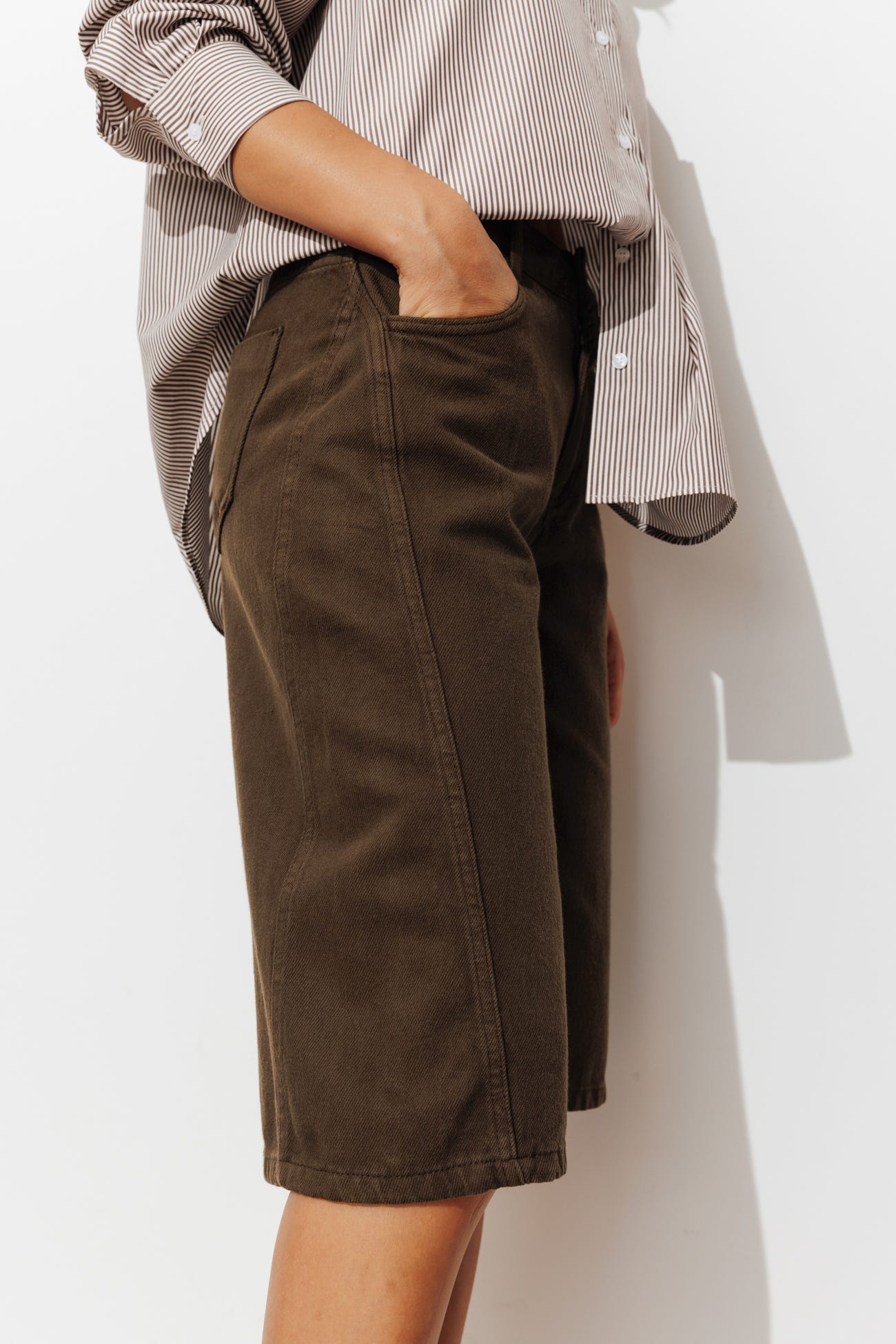 Bermuda en jean Femme
