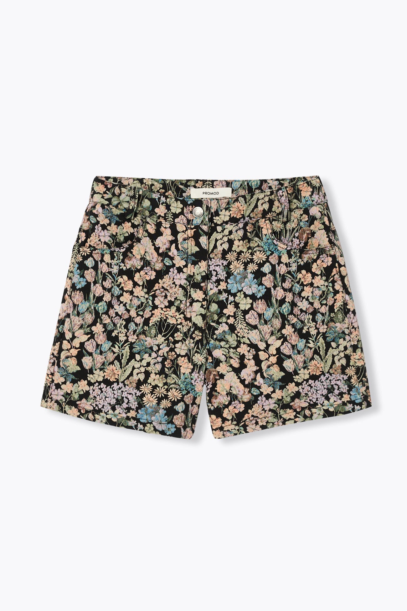 Blumen-Jacquardshorts