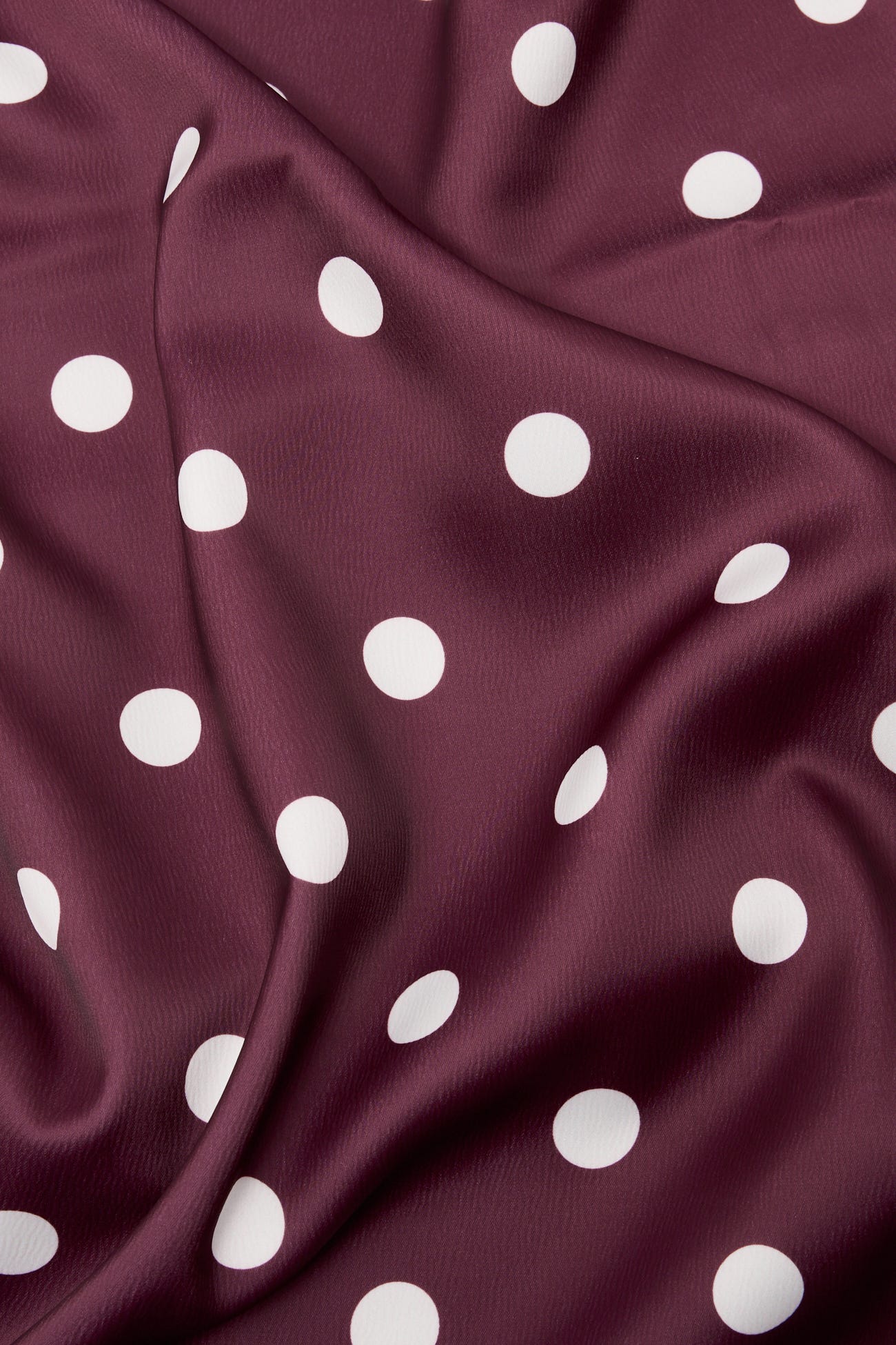 Coupon 3m à pois en polyester