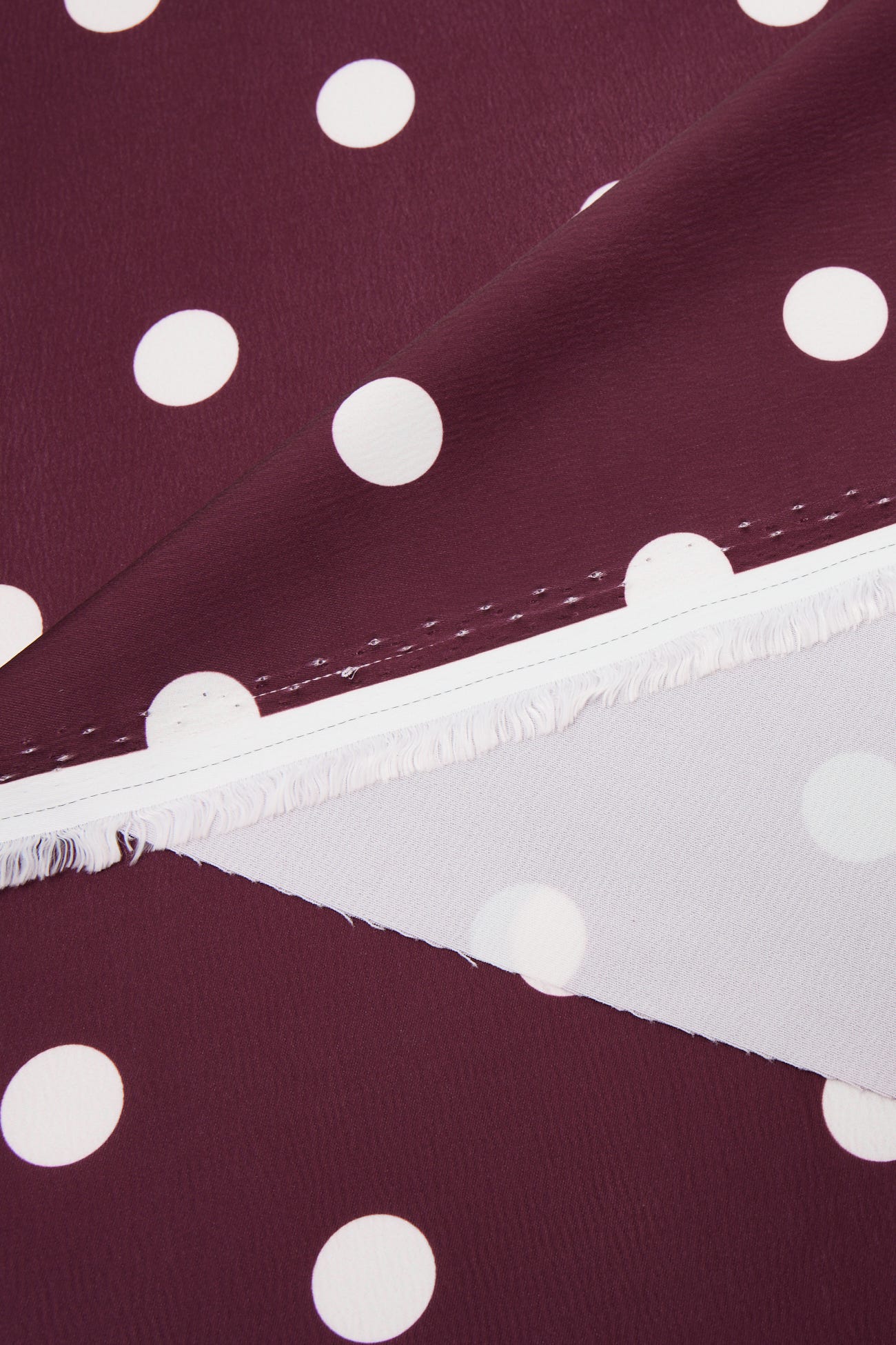 Coupon 3m à pois en polyester