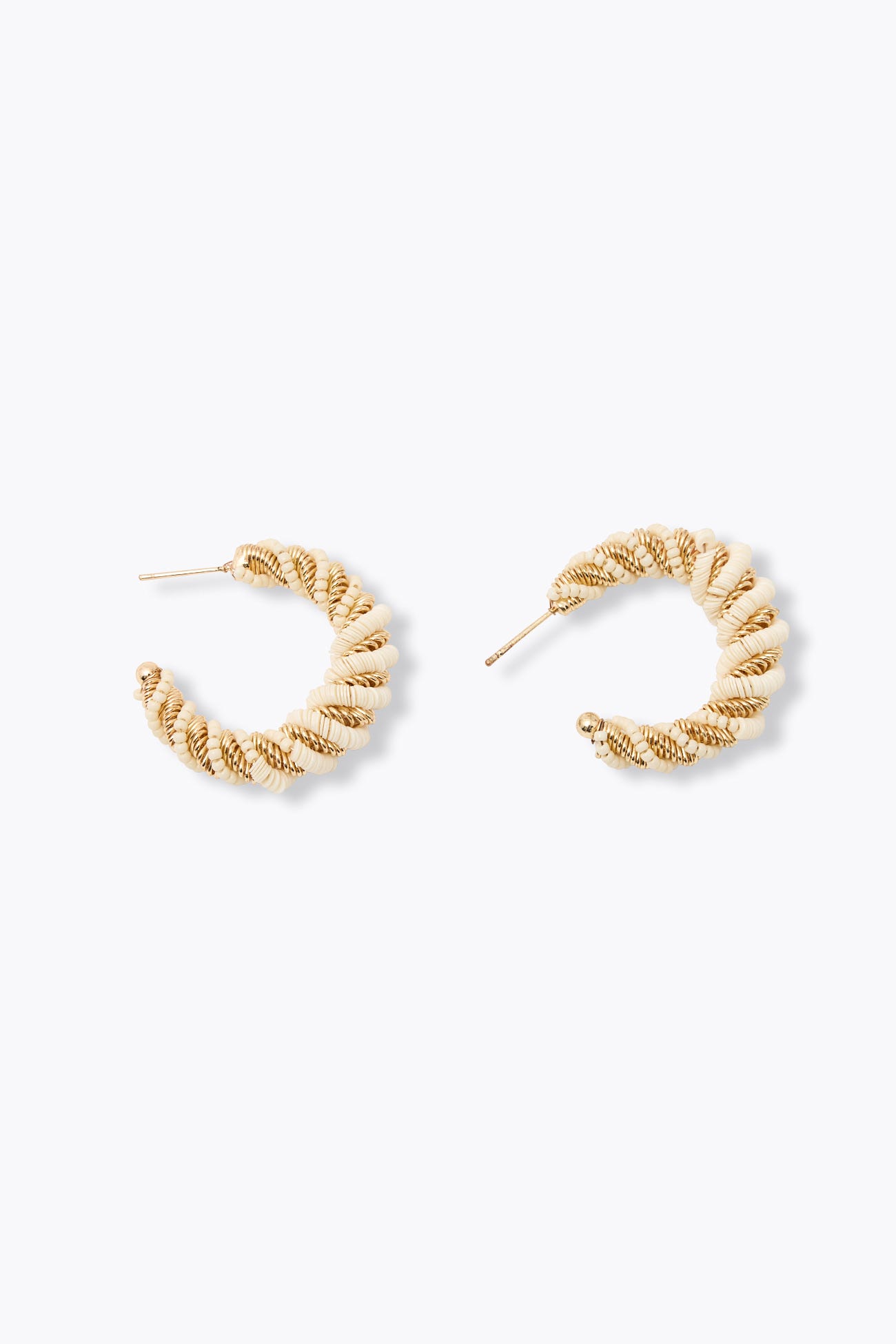 Fancy hoop earrings