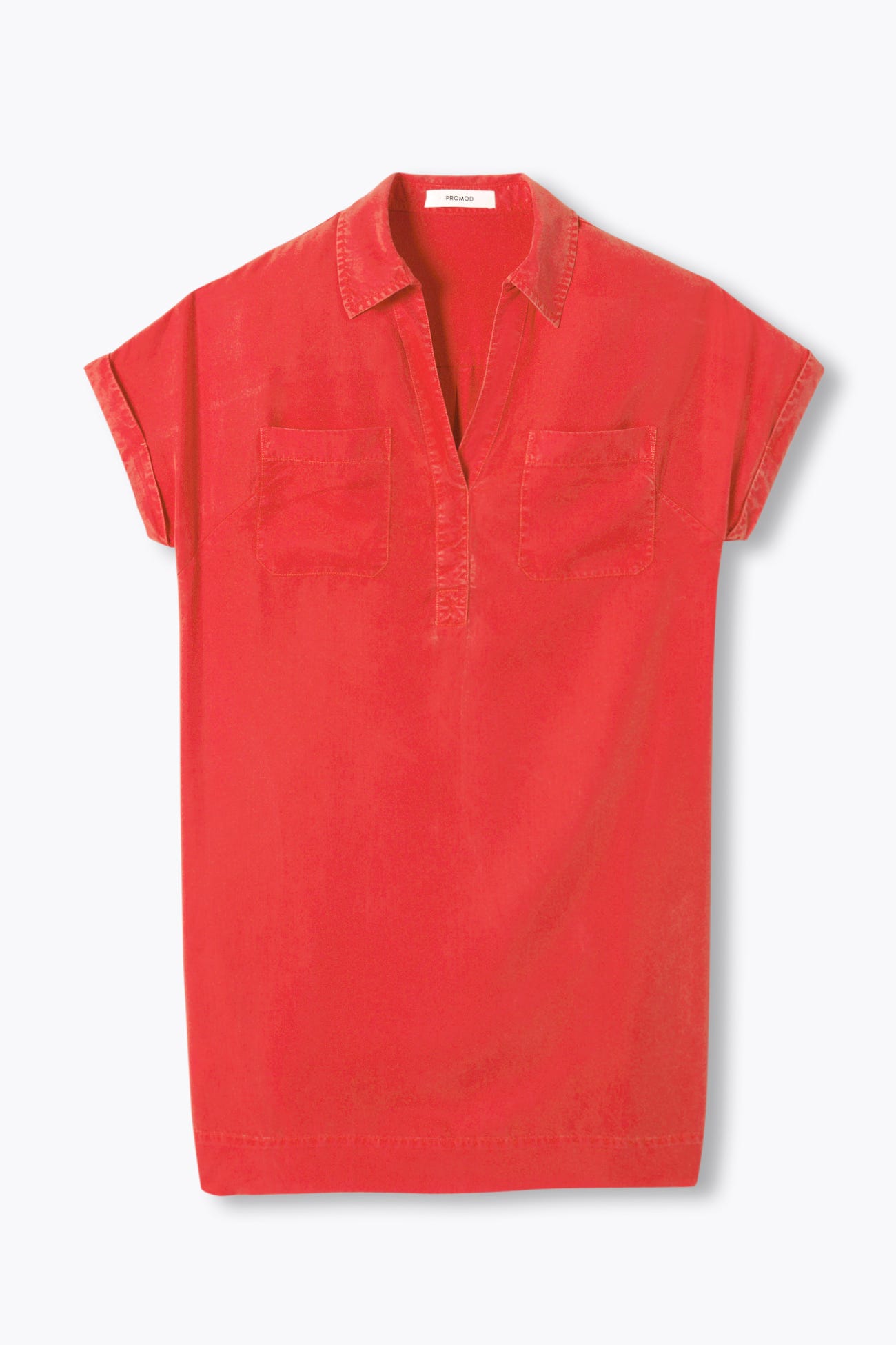 Robe-tunique en lyocell Femme