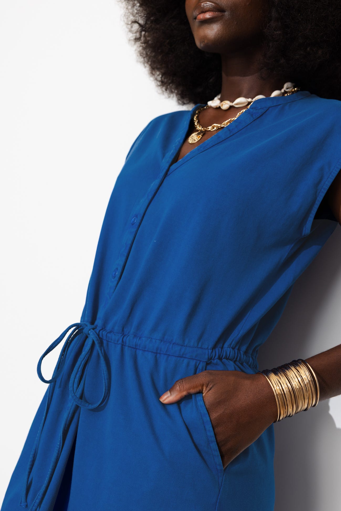 Vestido midi de punto