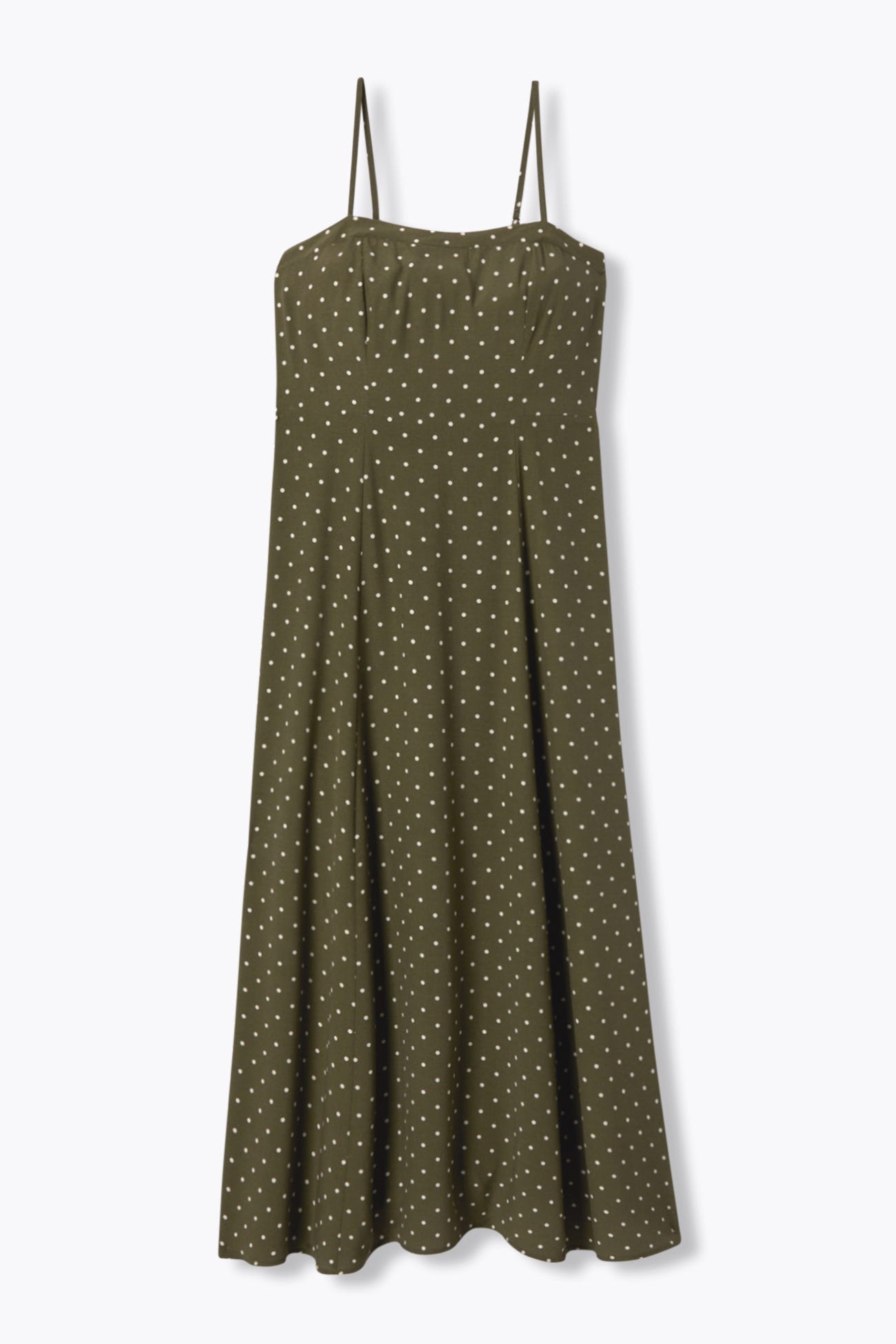 Robe longue à fines bretelles