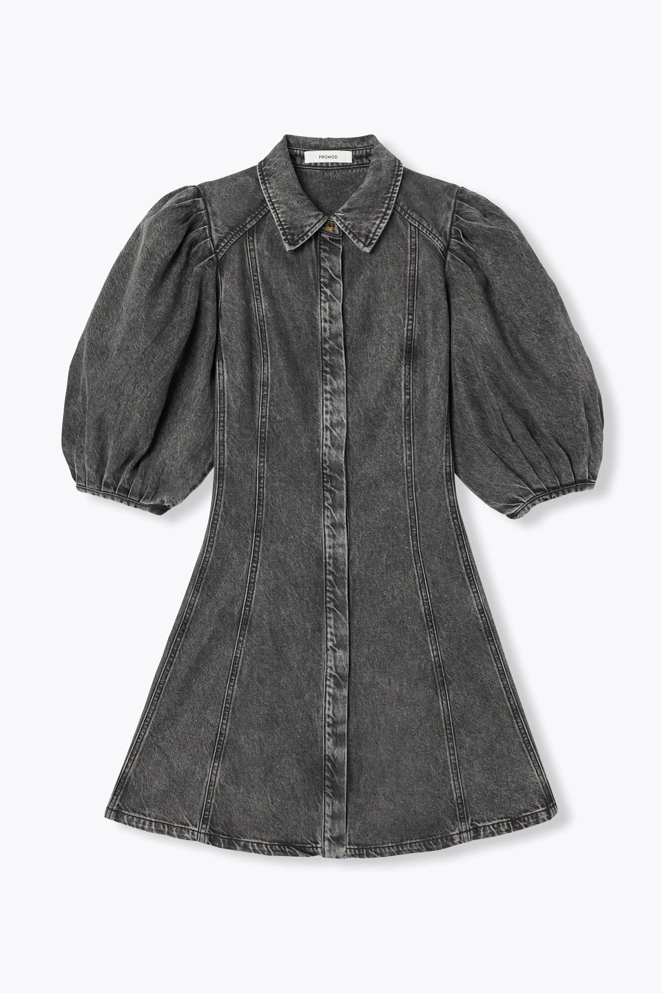 Robe courte en lyocell Femme