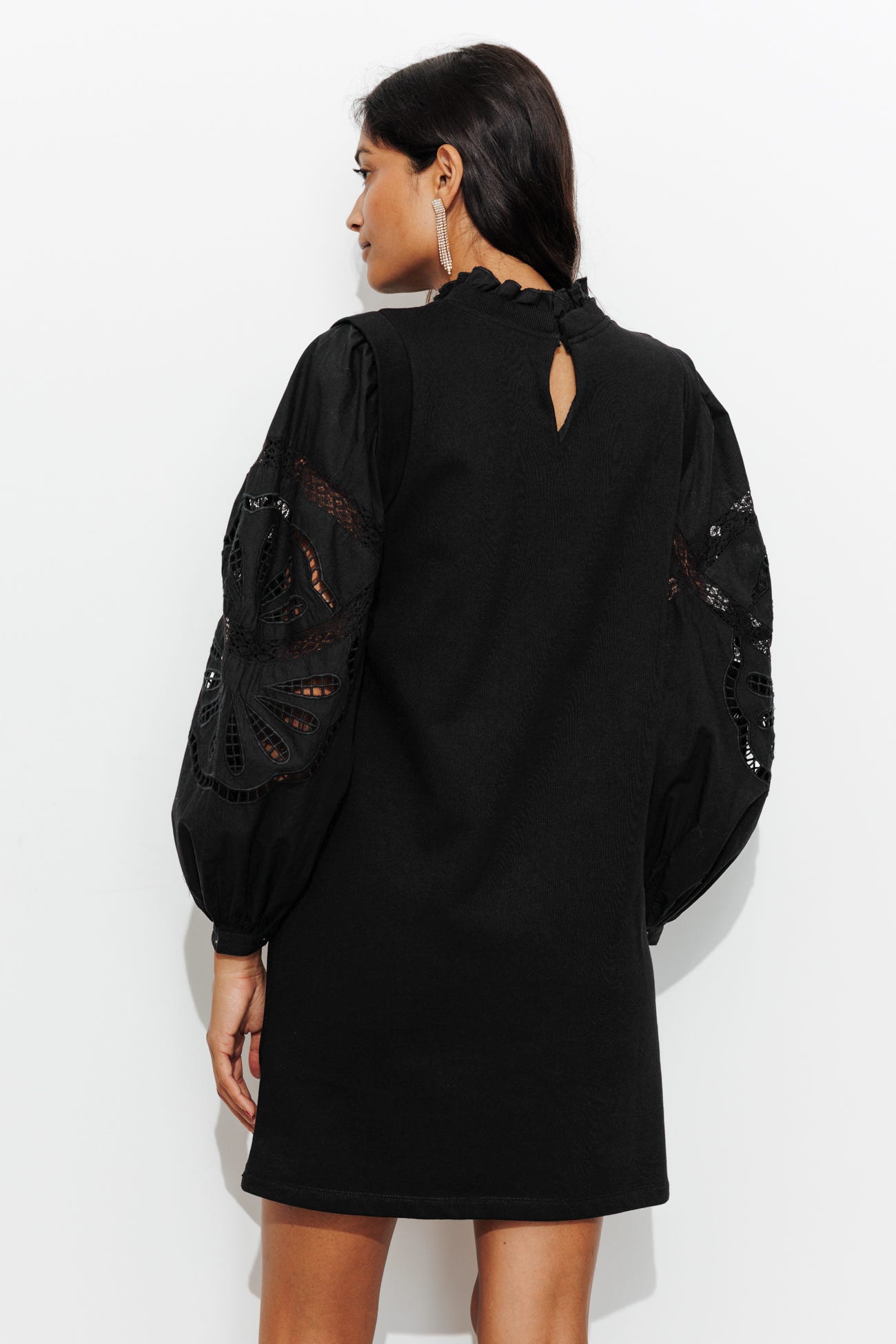 Robe sweat effet superposé