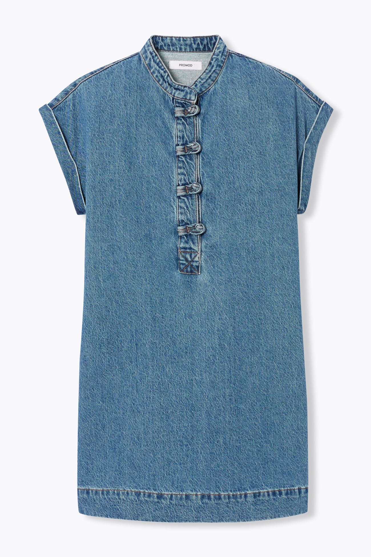 Robe courte en jean