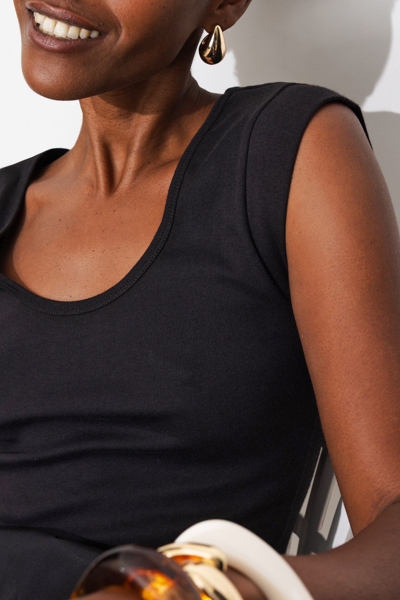 Robe-débardeur unie Femme