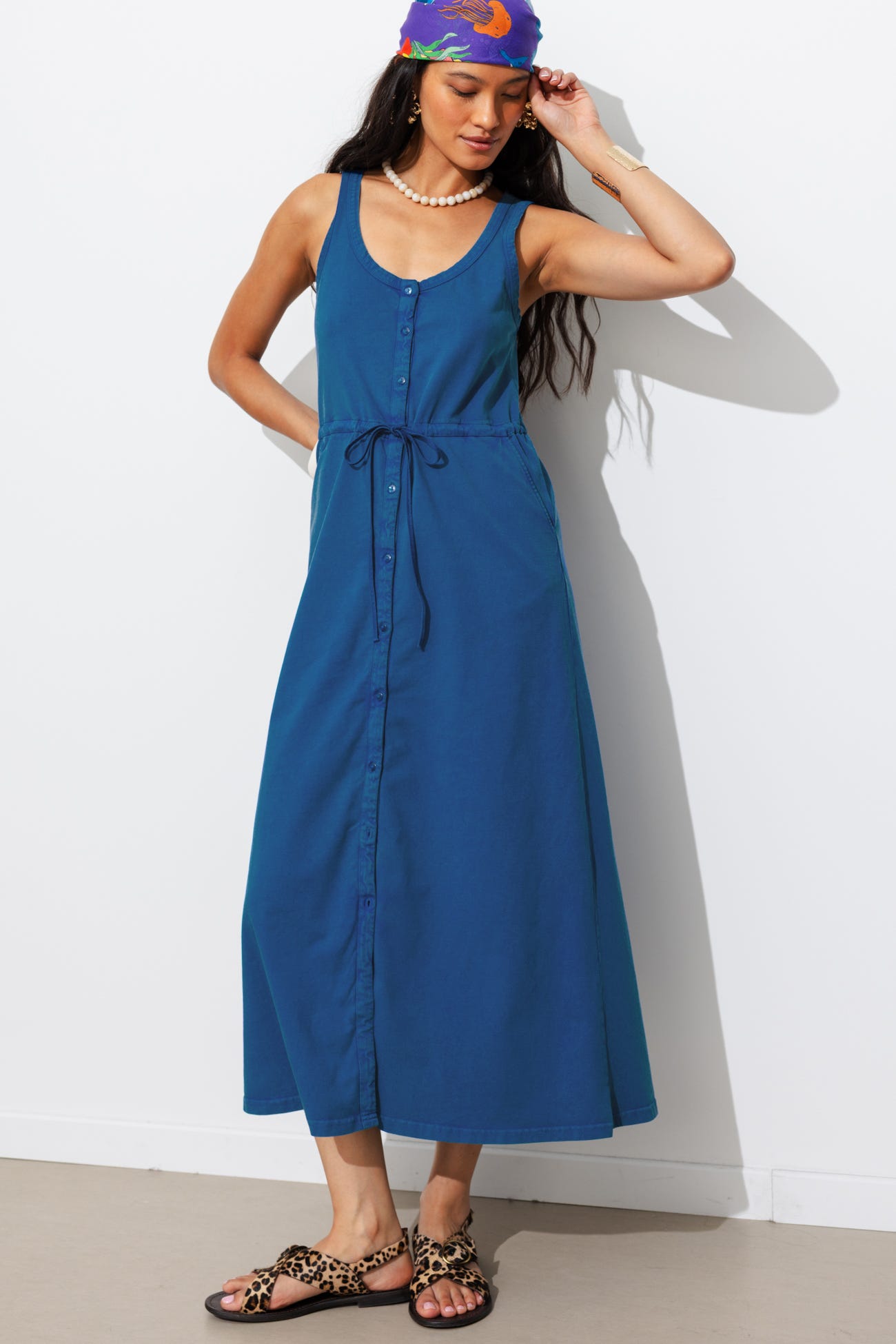 Vestido-camiseta liso