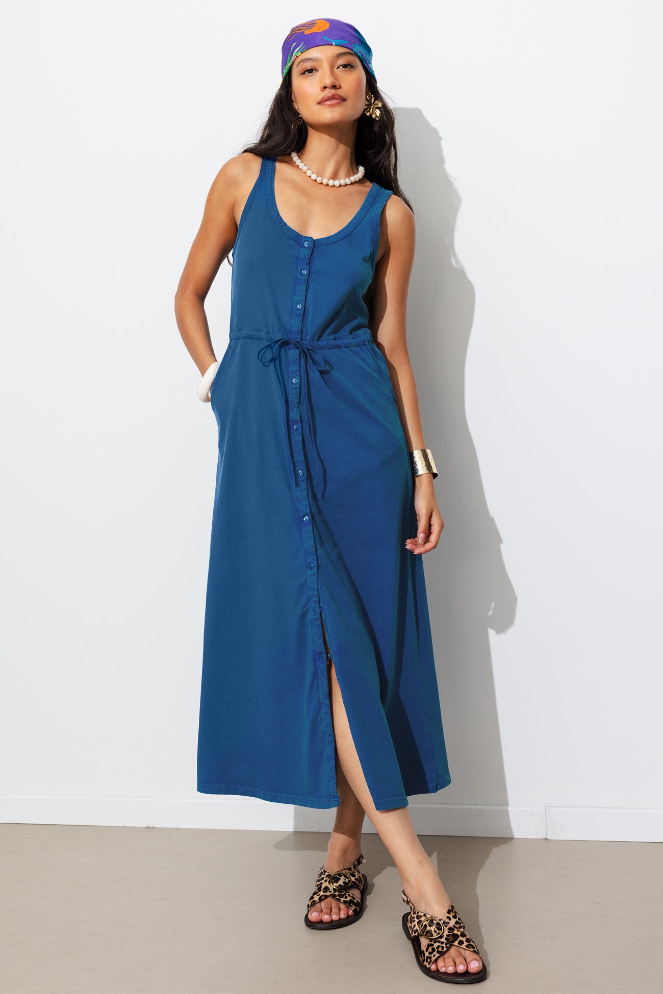 Vestido-camiseta liso