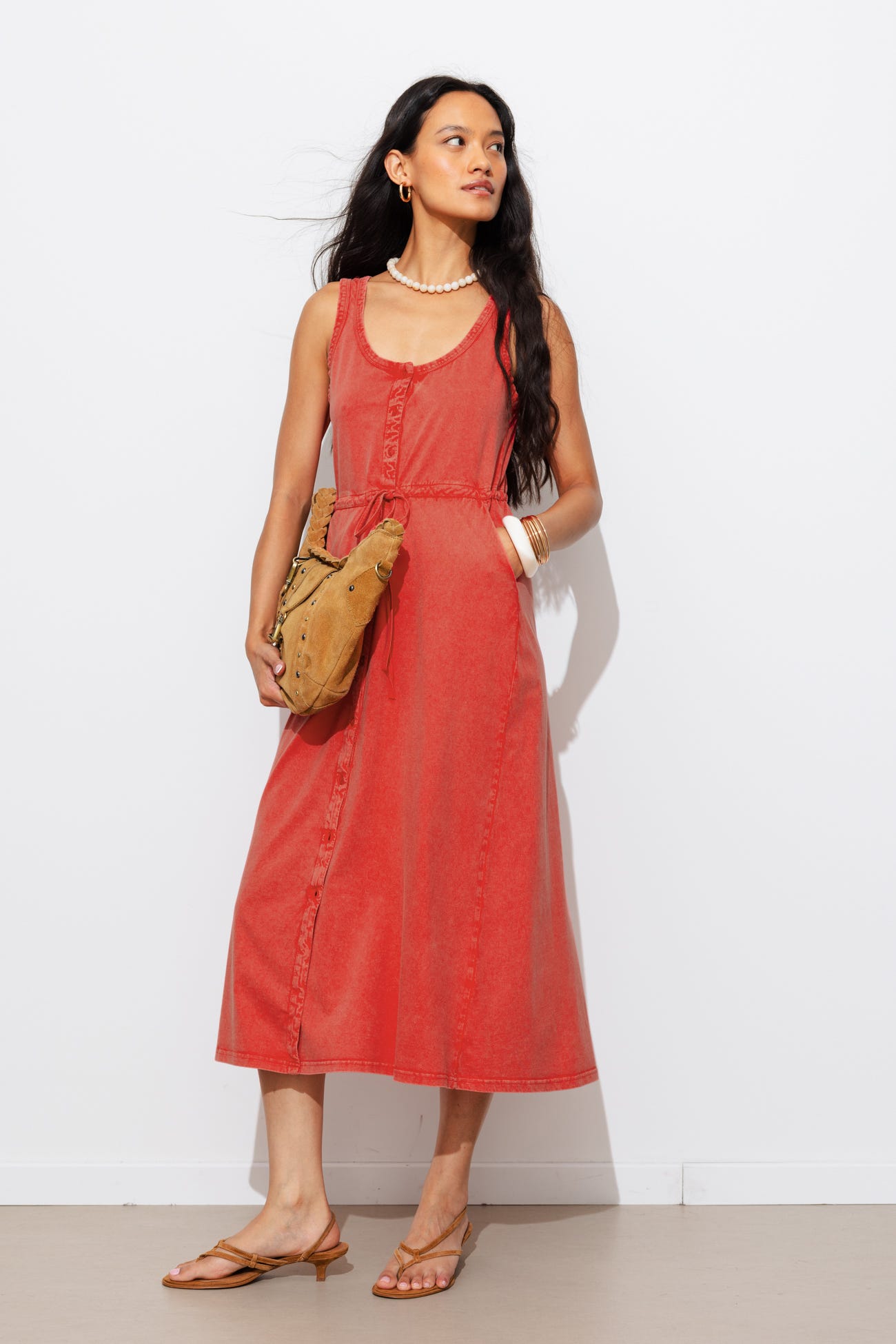 Vestido-camiseta liso