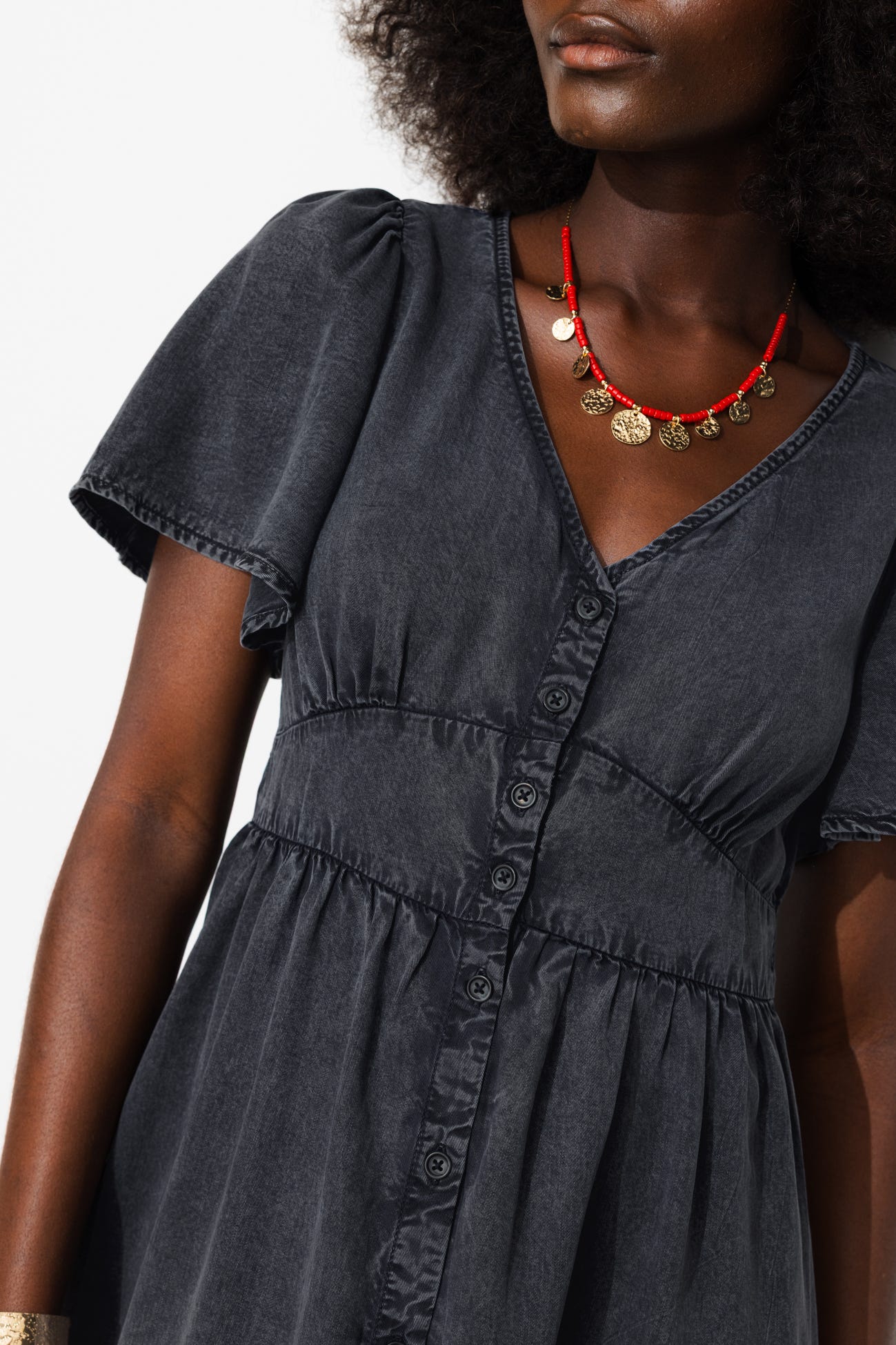 Robe longue en lyocell Femme