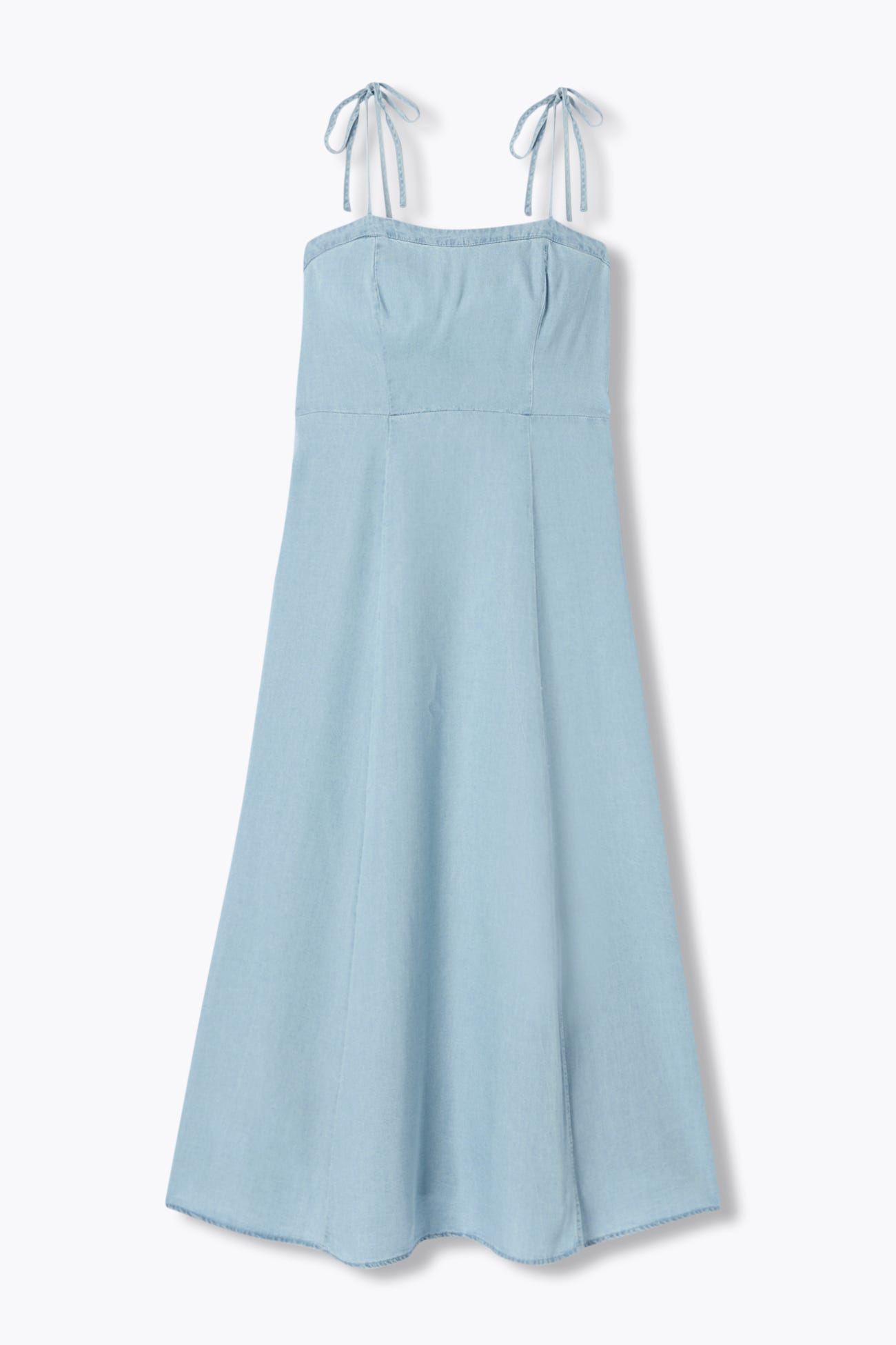Robe à bretelles en lyocell