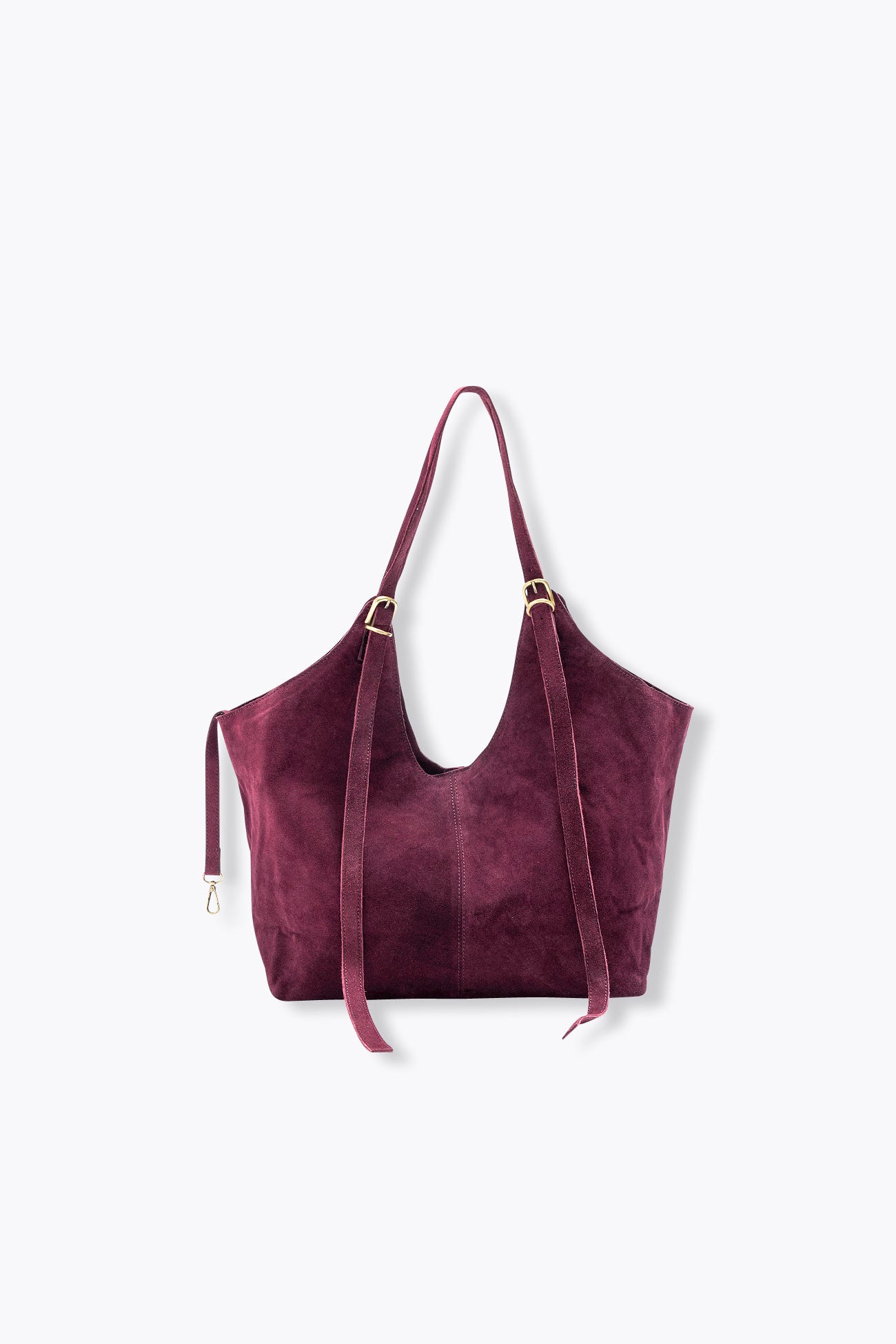 Grand sac en cuir suédé Femme