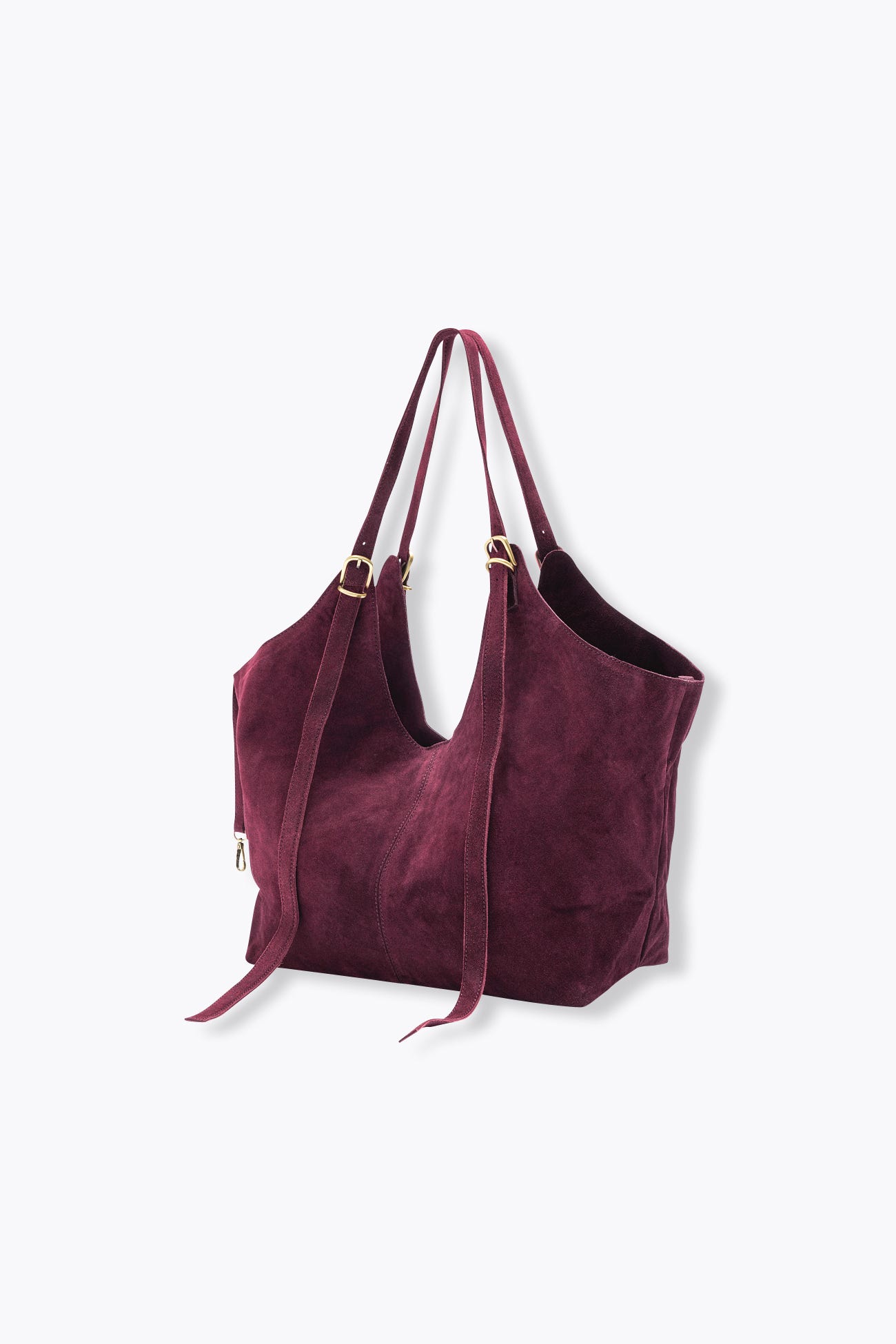 Grand sac en cuir suédé Femme
