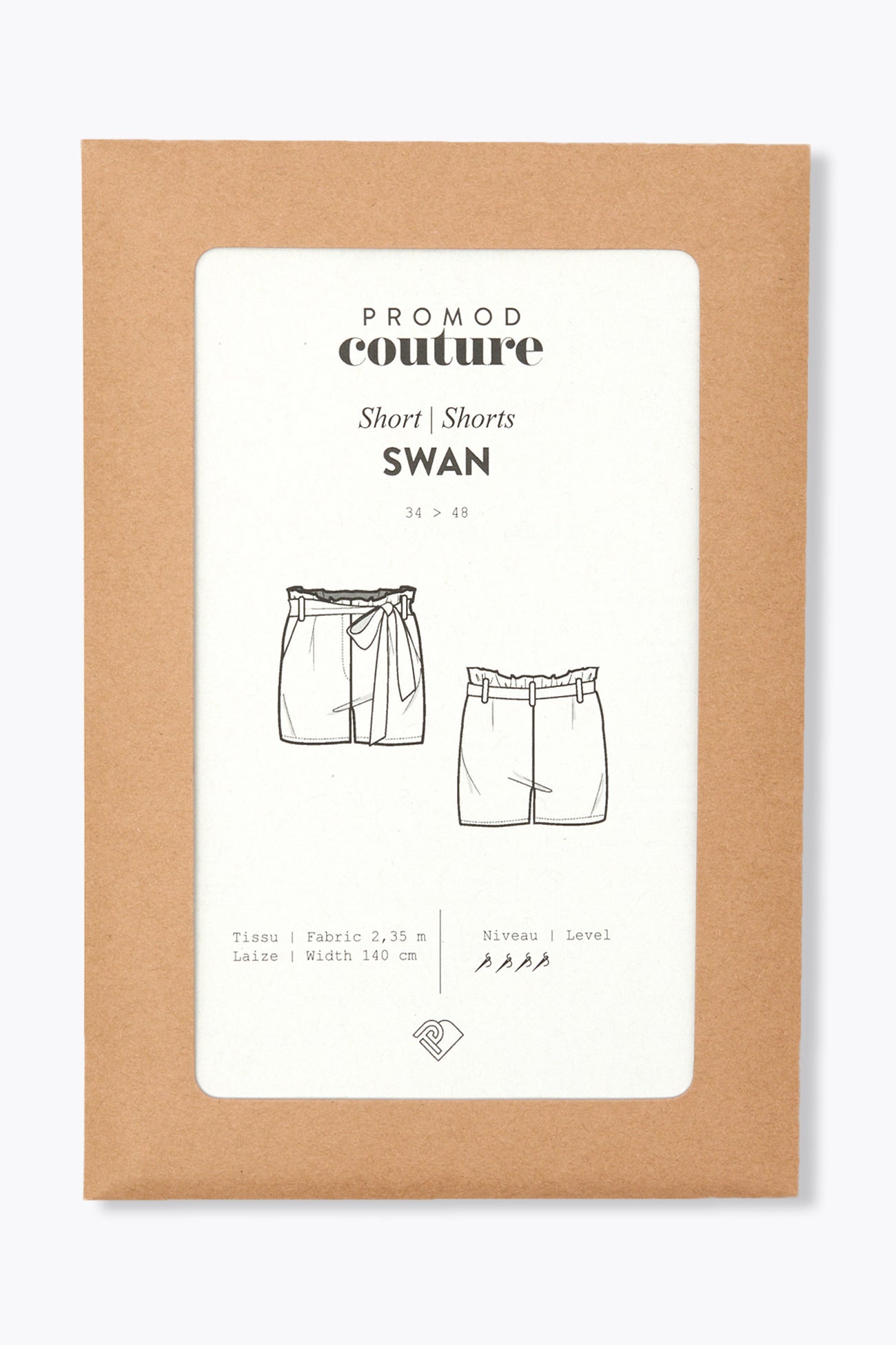 Patron papier short SWAN - Unique