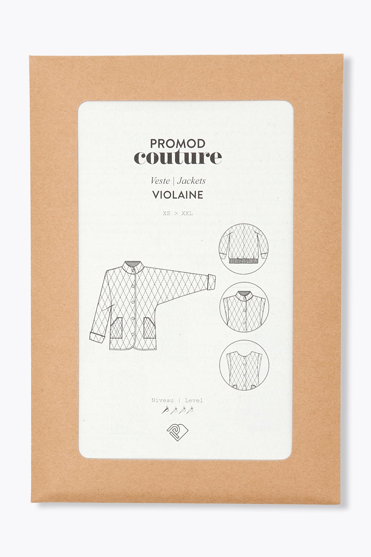 Patron papier veste VIOLAINE - Unique