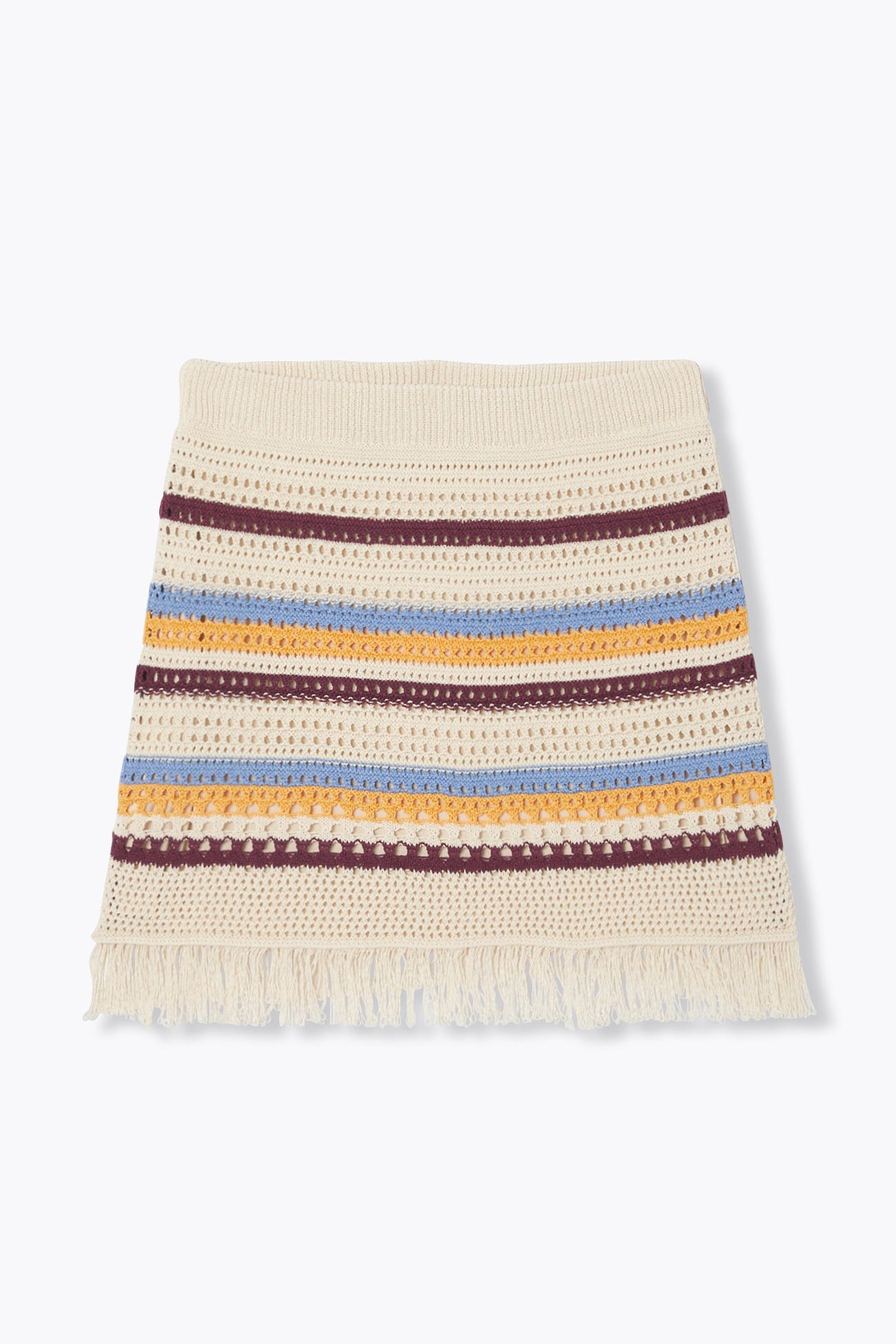 Spódnica mini crochet