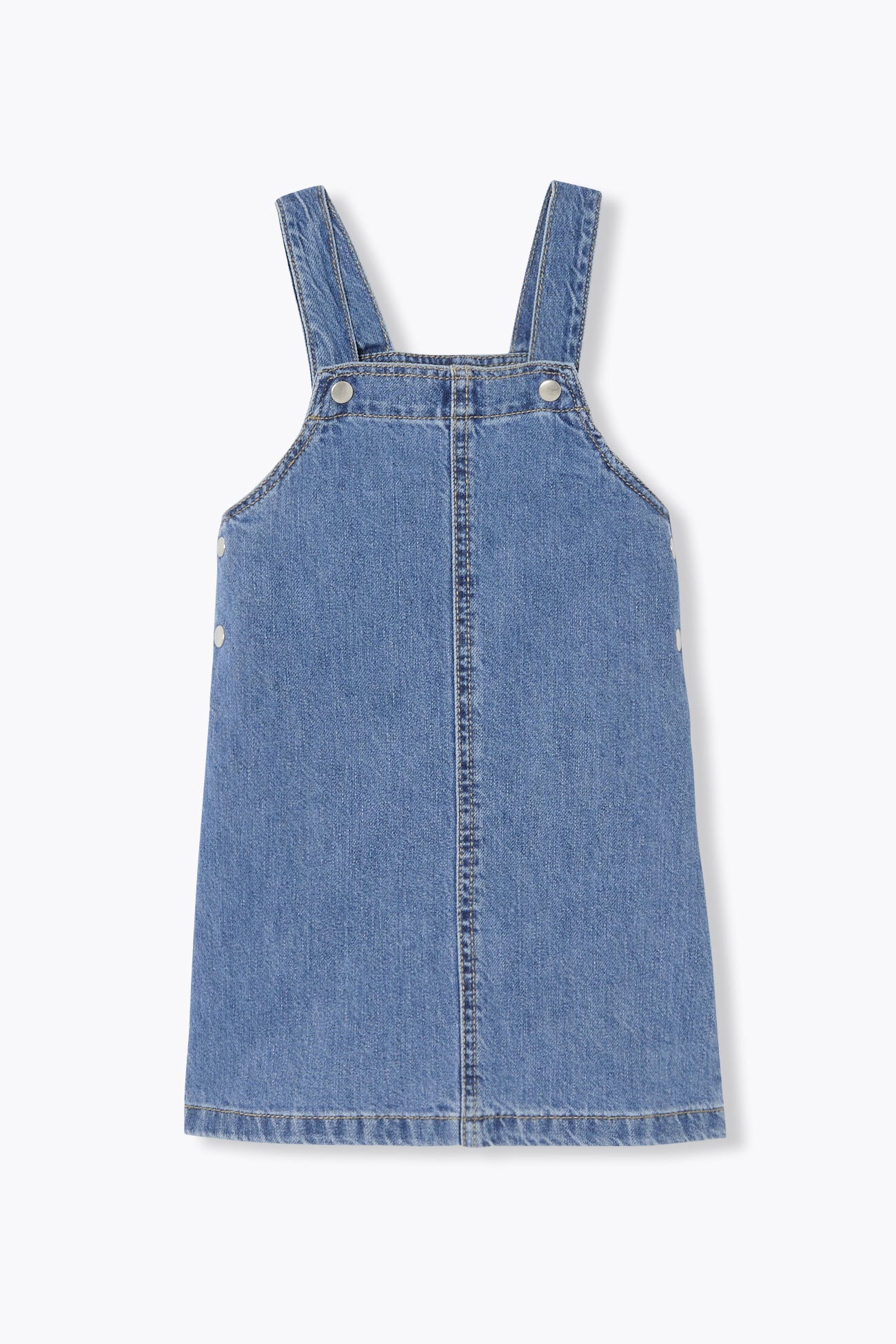 Vestido peto vaquero niña