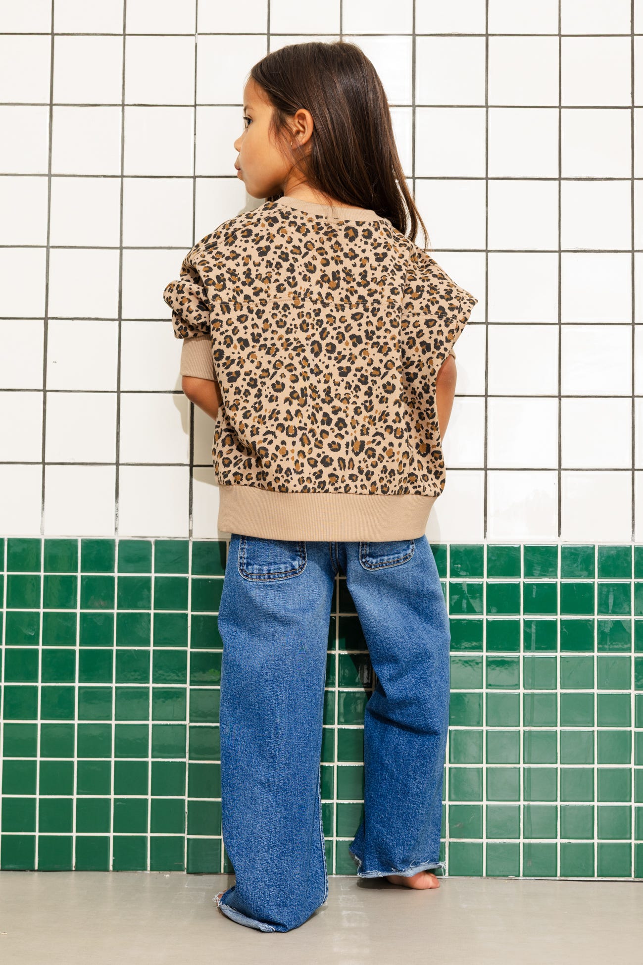 Leopard child's sweatshirt 