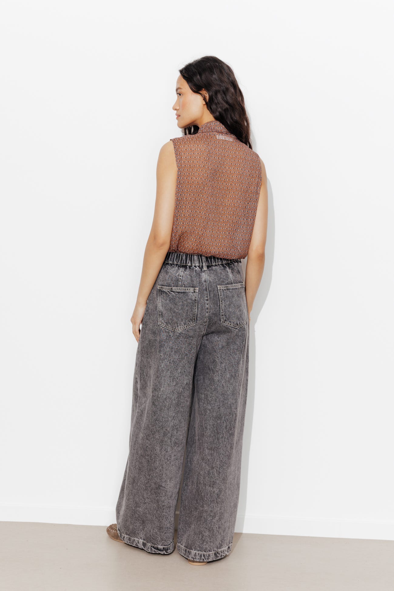 Blouse à lavallière Femme