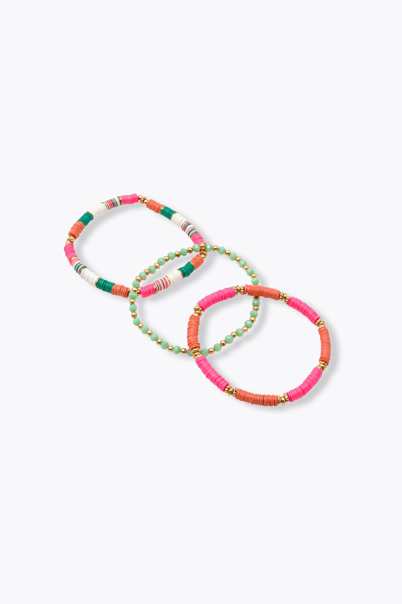 3 pulseras de cuentas