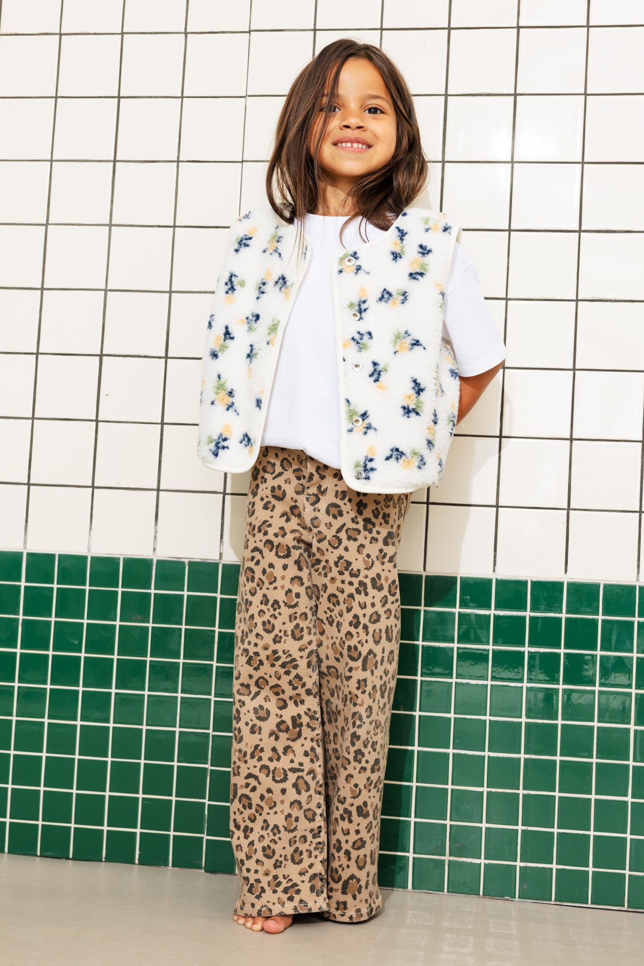 HECTOR child's leopard trouser