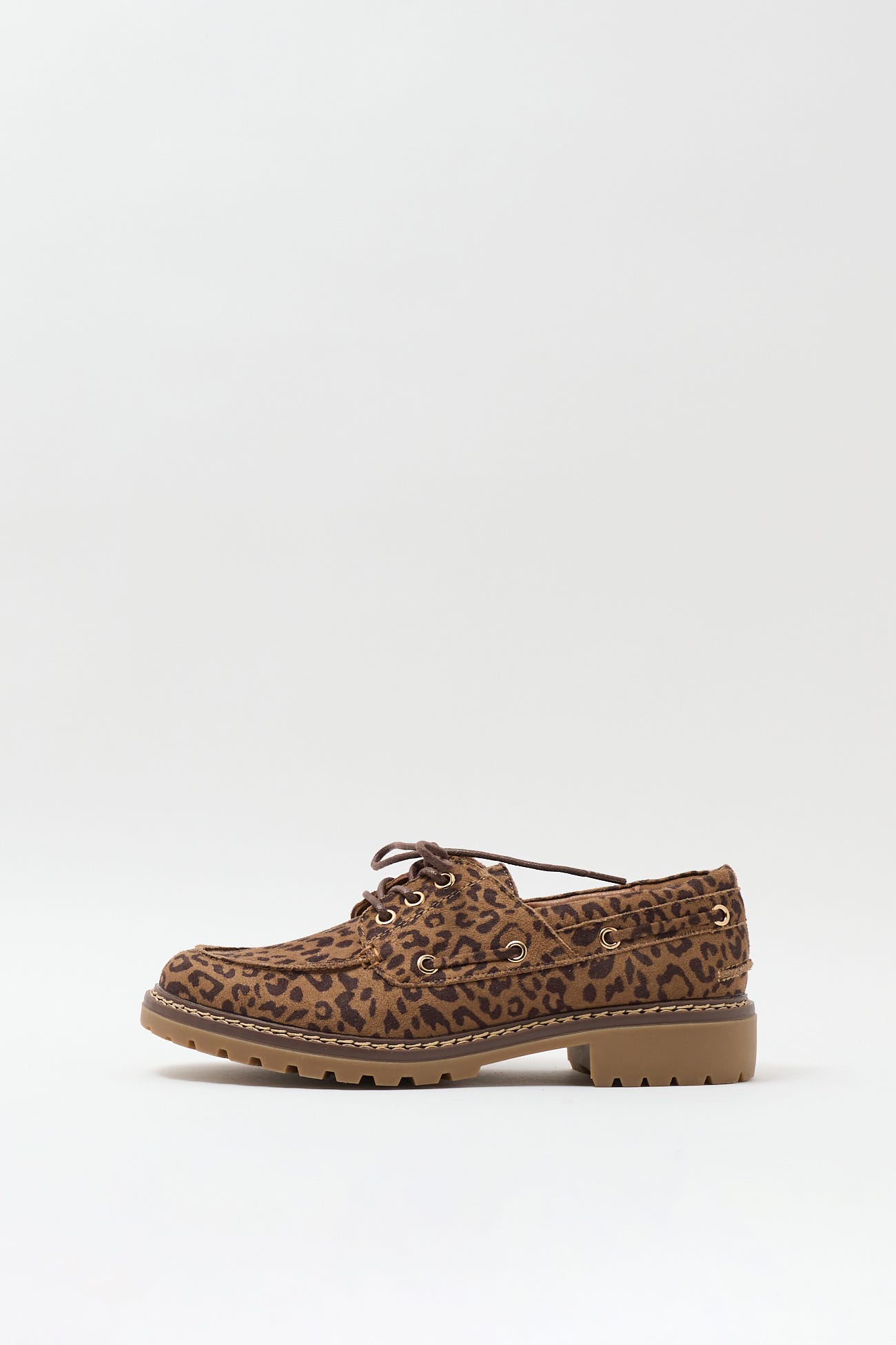 Mocassins bateau léopard